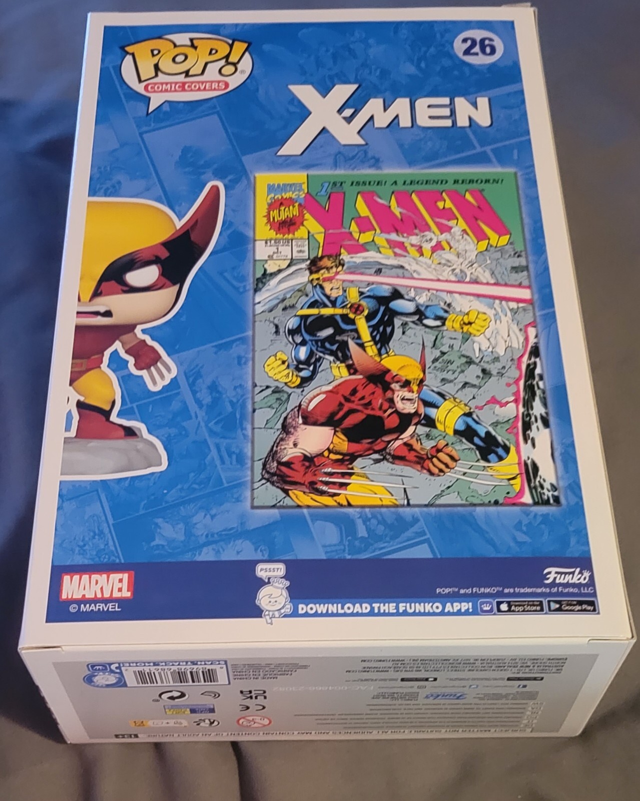 Funko Pop! Comic Book Cover with case: Marvel – Wolverine – Diamond Comics…
