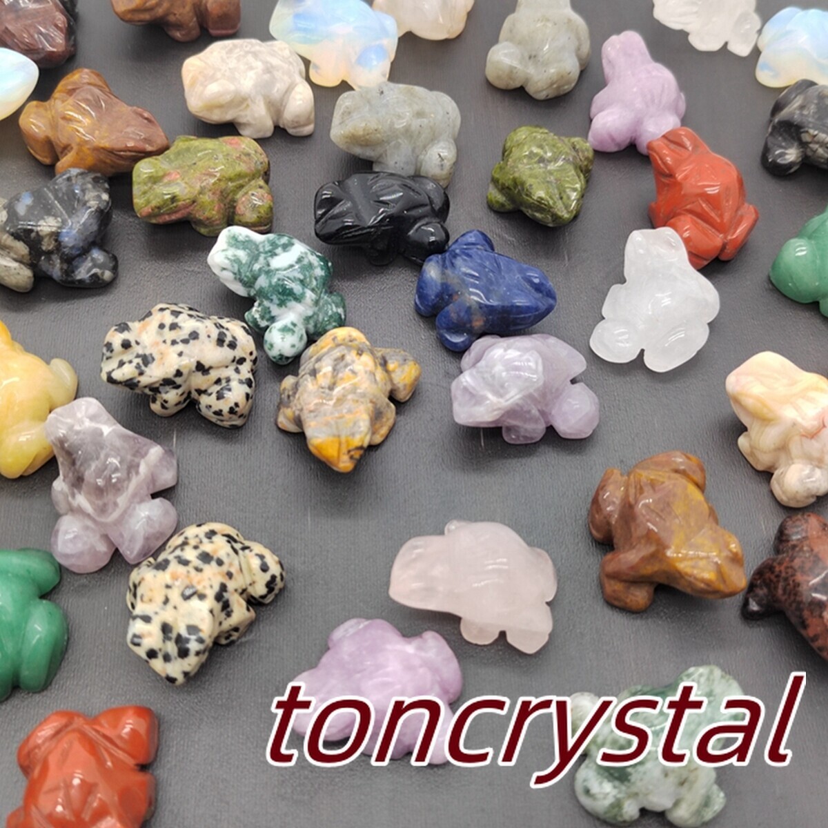 200pc Mix Natural Hand Carved Animal Mini Quartz Crystal Skull Reiki Gift
