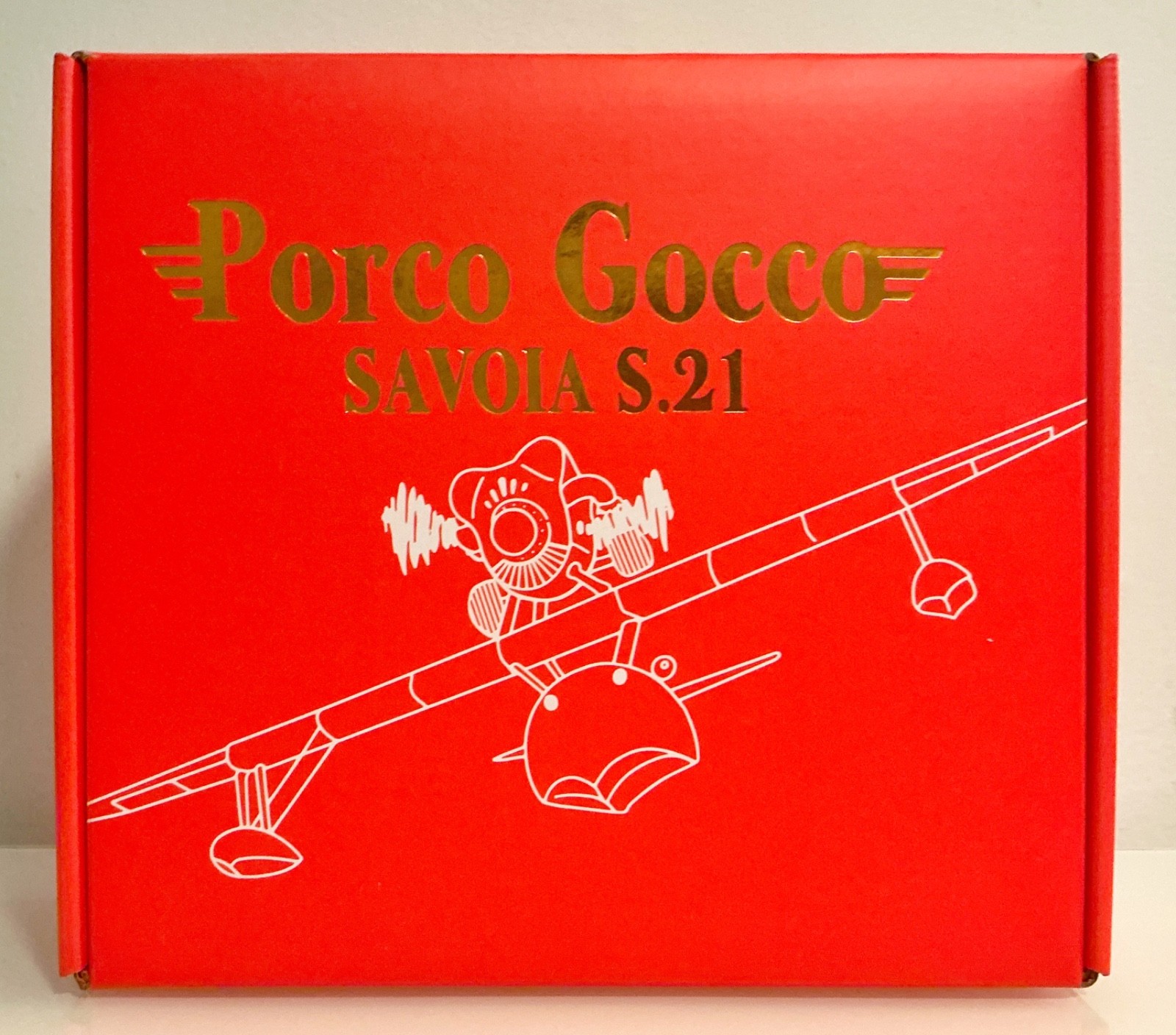STUDIO GHIBLI – PORCO ROSSO – Savoia S.21 Plane Model – 30th Anniversary – NEW