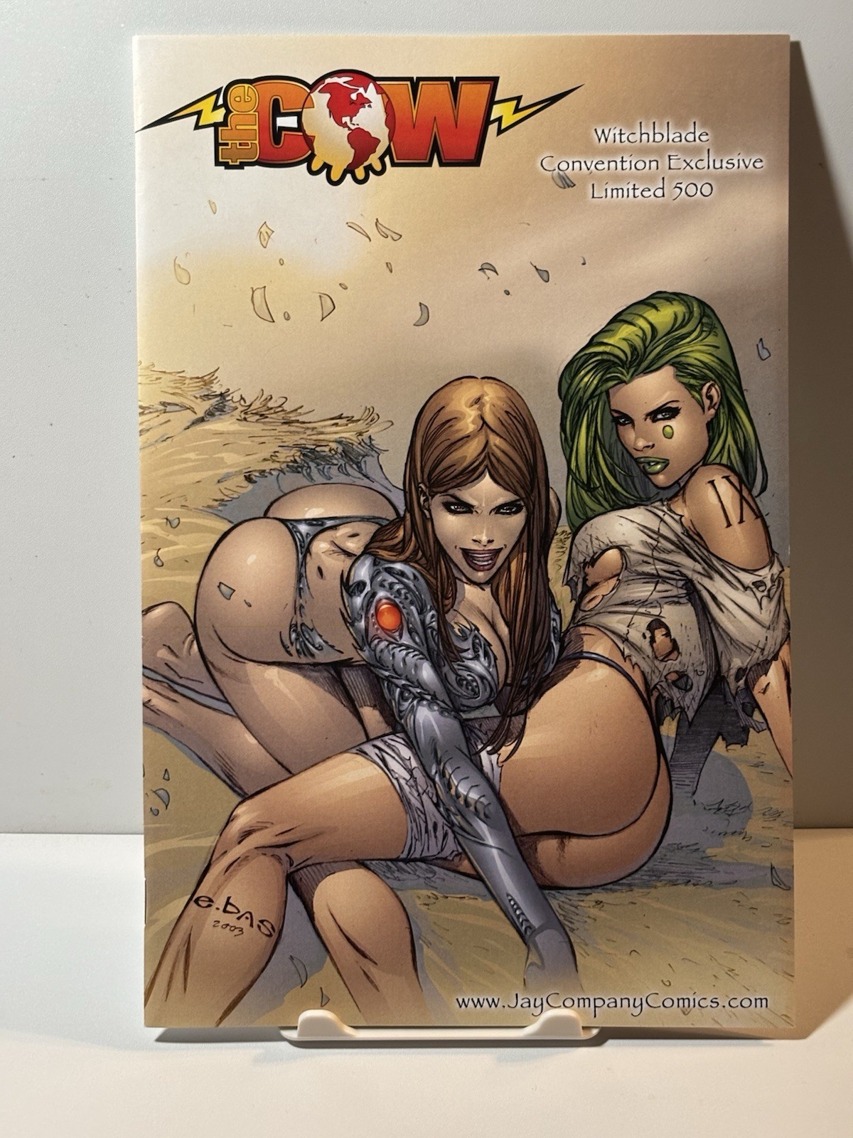 WITCHBLADE #28 JAY COMPANY EBAS Wizard World Chicago VARIANT LTD 500 NM