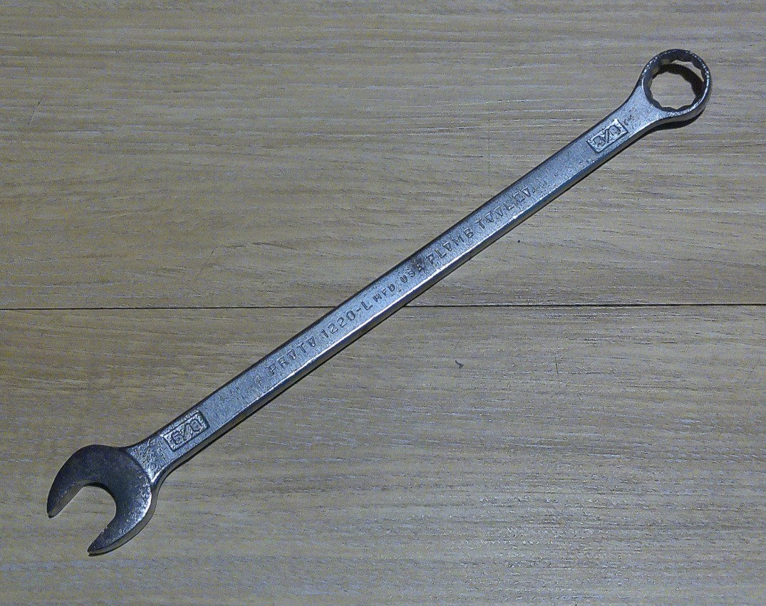 1948-49 PROTO PLOMB TOOL CO Transition Model 1220-L 5/8 inch COMBINATION WRENCH