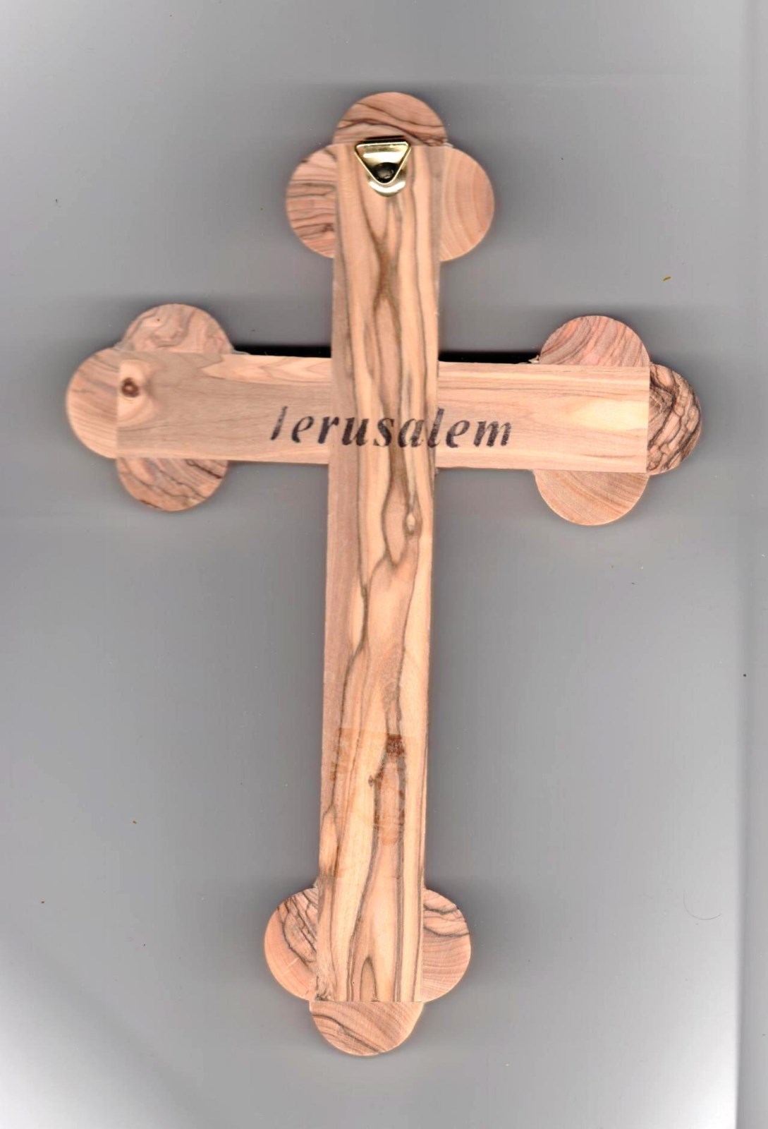 Olive Wood Orthodox Wall Cross ( 8″ x 5″) from the Holy Land (Bethlehem) -NEW