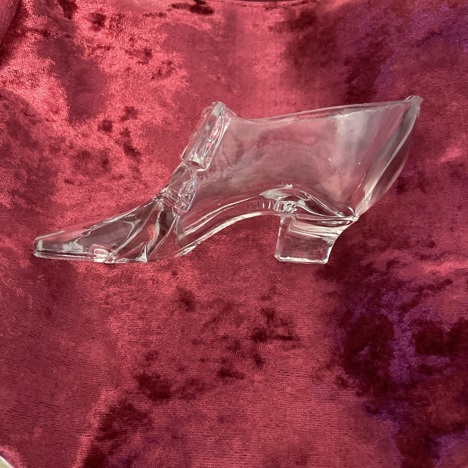 1876 Centennial Exposition Glass Shoe Gillinder & Sons Souvenir EAPG Rare As Is