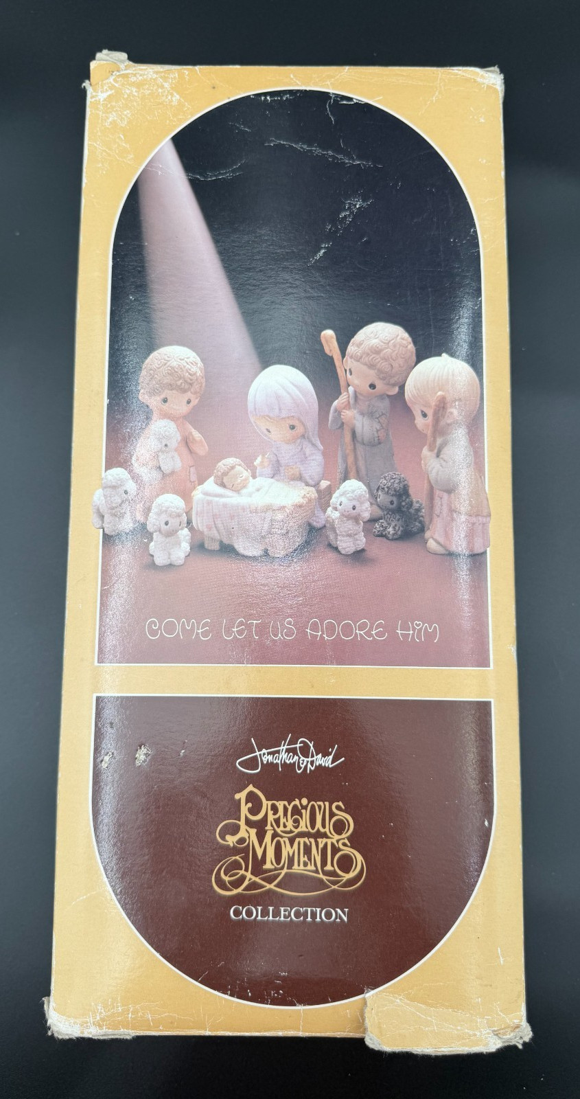 1979 Precious Moments “Come Let Us Adore Him” 9pc Nativity Set E-2800