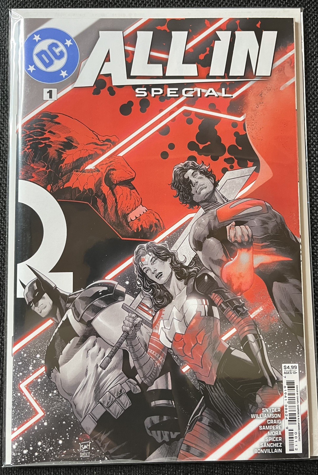 DC ALL IN SPECIAL 1 2ND PRINT VARIANT 1ST ABSOLUTE BATMAN/ WONDER WOMAN NN