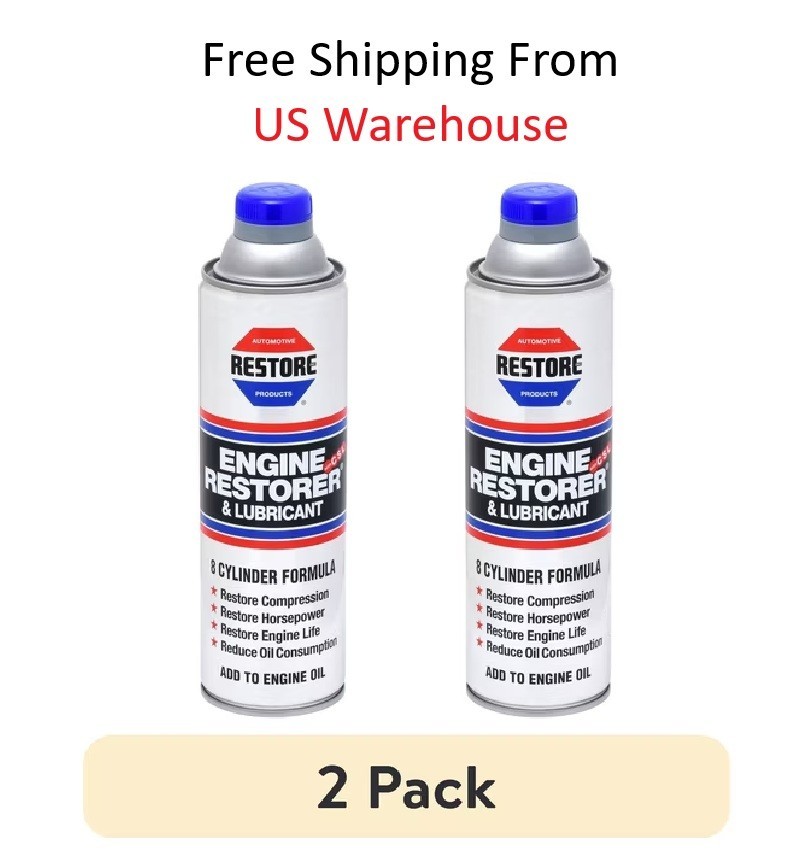 Restore 8 Cylinder Formula Engine Restorer and Lubricant , 16 fl oz. Pack of 2