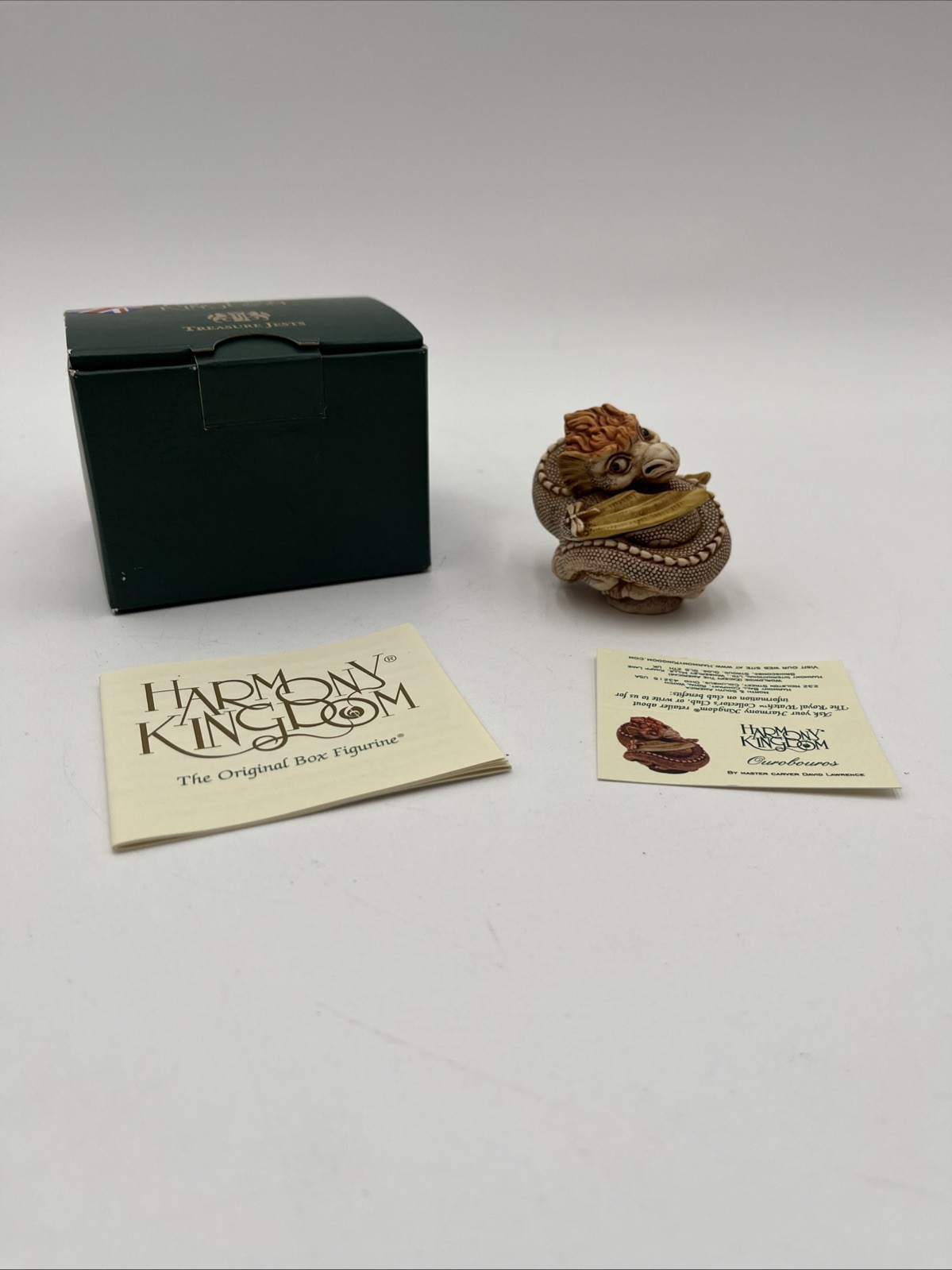 Harmony Kingdom ~ Treasure Jests Ourobouros ~ NIB Free Shipping