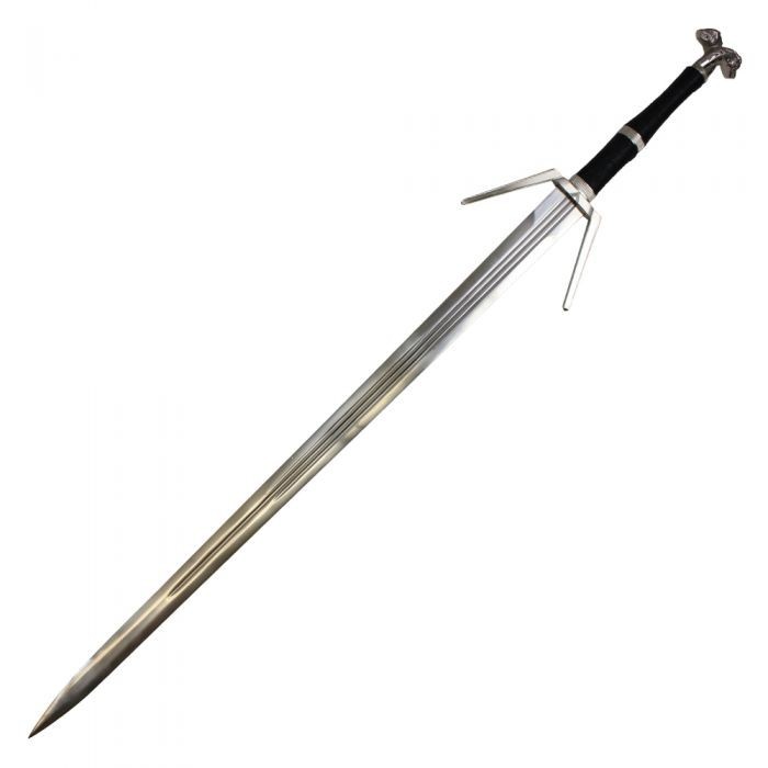 The Witcher Geralt’s Silver Sword Steel Replica (Game Version)