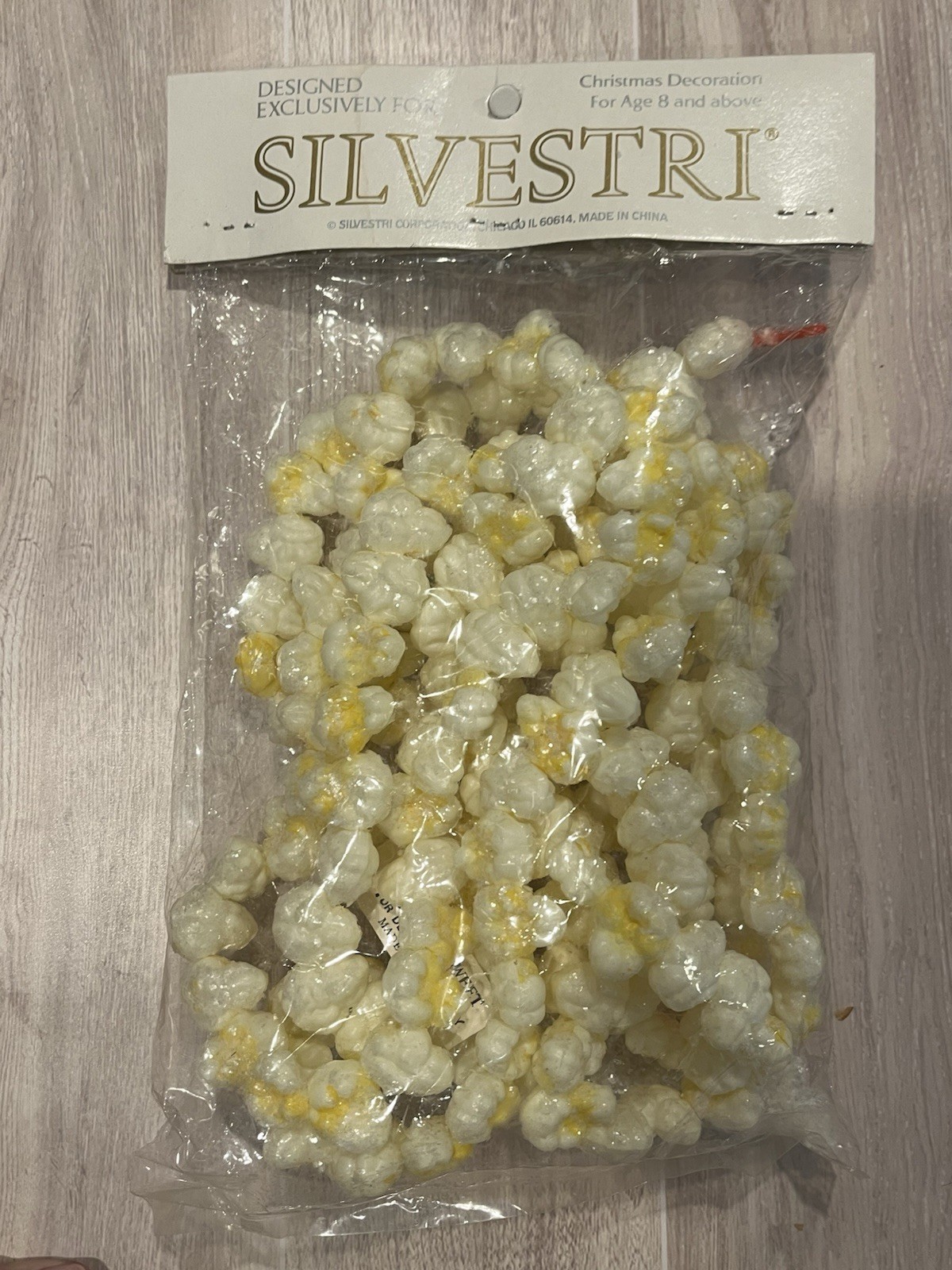 Vintage Silvestri Blow Mold Popcorn Garland Shiney Primitive Country Christmas