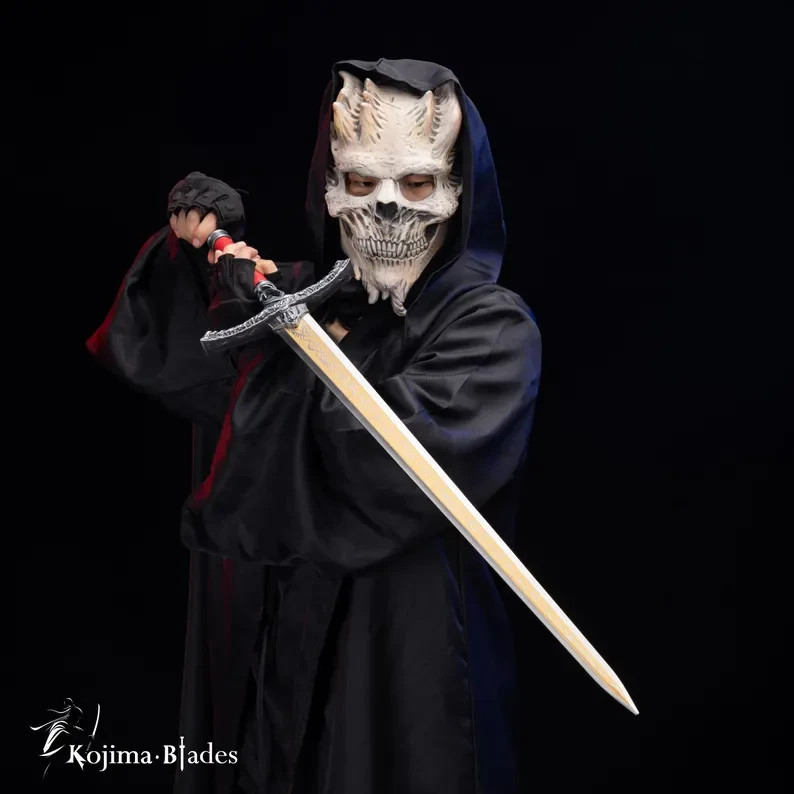 Rellana’s Twin Blades Metal Replica, Elden Ring, Cosplay Sword