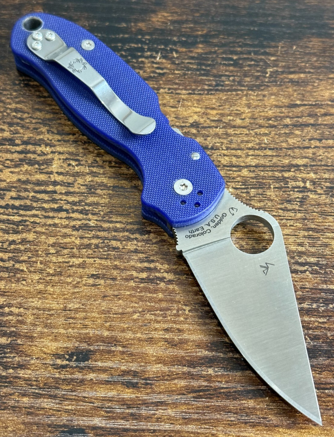Spyderco Para 3 PM3 Blue Purple G10 – CPM S110V – C223GPDBL FACTORY SECOND
