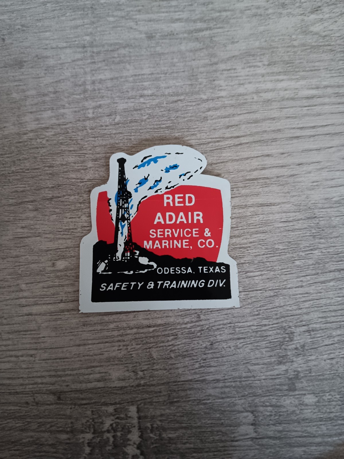 oilfield sticker Vintage Red Adair sticker