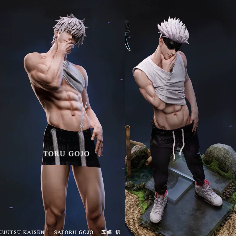 Deluxe Edition Jujutsu Kaisen Gojo Satoru 1/6 Figure GK Statue W/two Heads