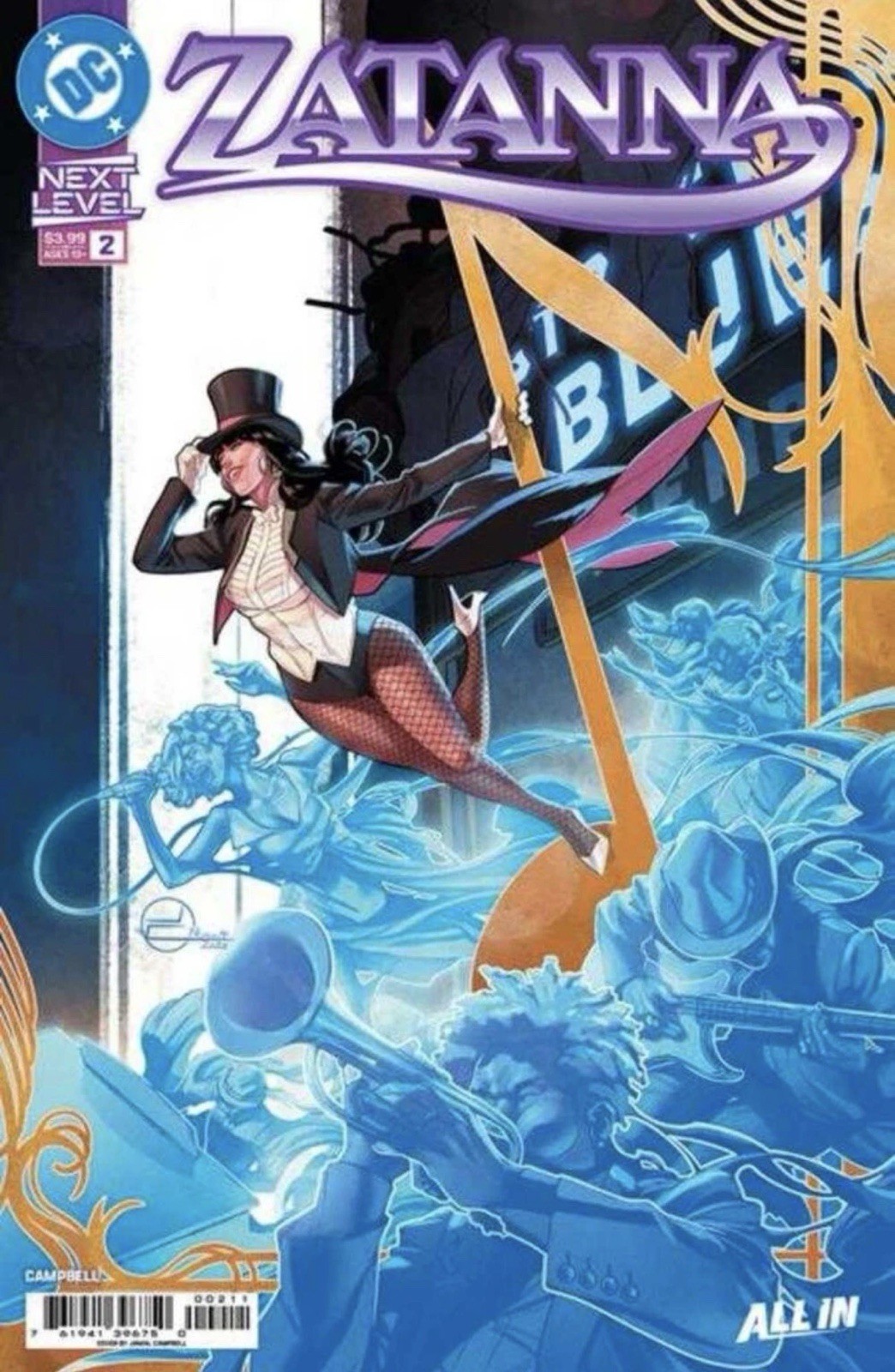 Zatanna (2026) #2 Cover A Jamal Campbell