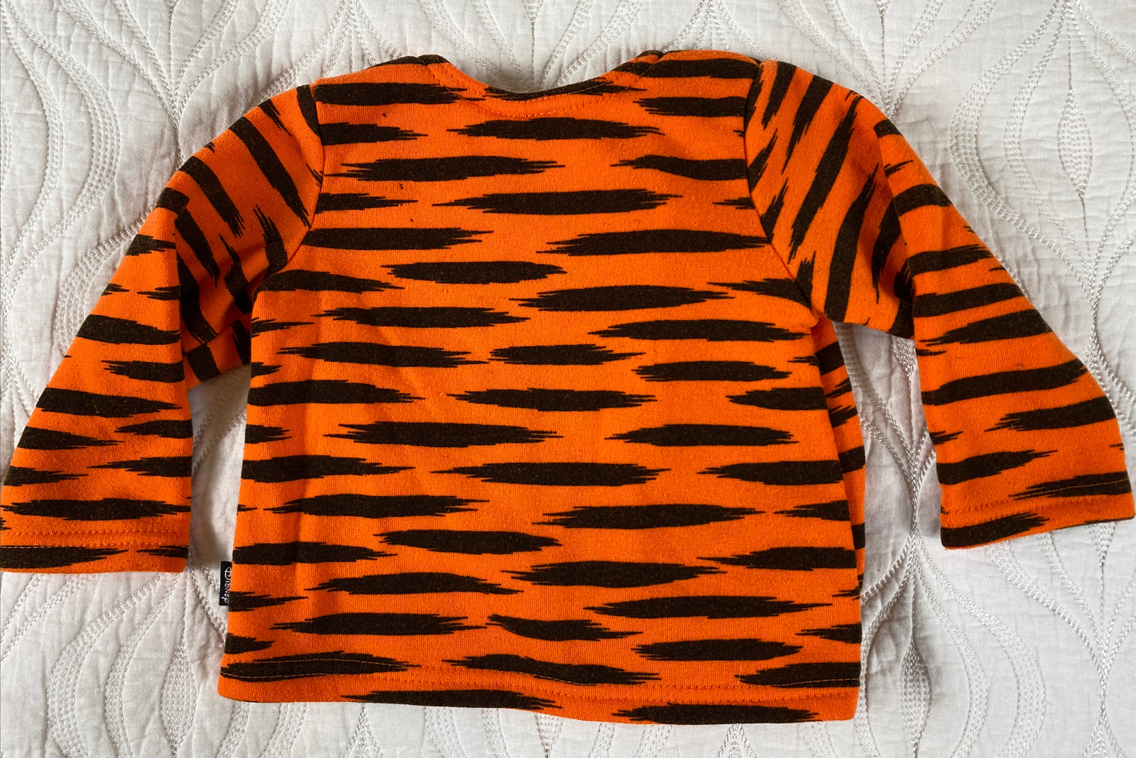 Disney Sweater 3-6 Months Winnie The Pooh Button Orange Tigger Striped Infant