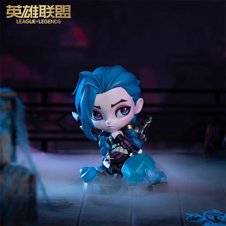 Arcane: League of Legends Official Jinx Mini Figure Model Doll Toys Gift 10.8cm