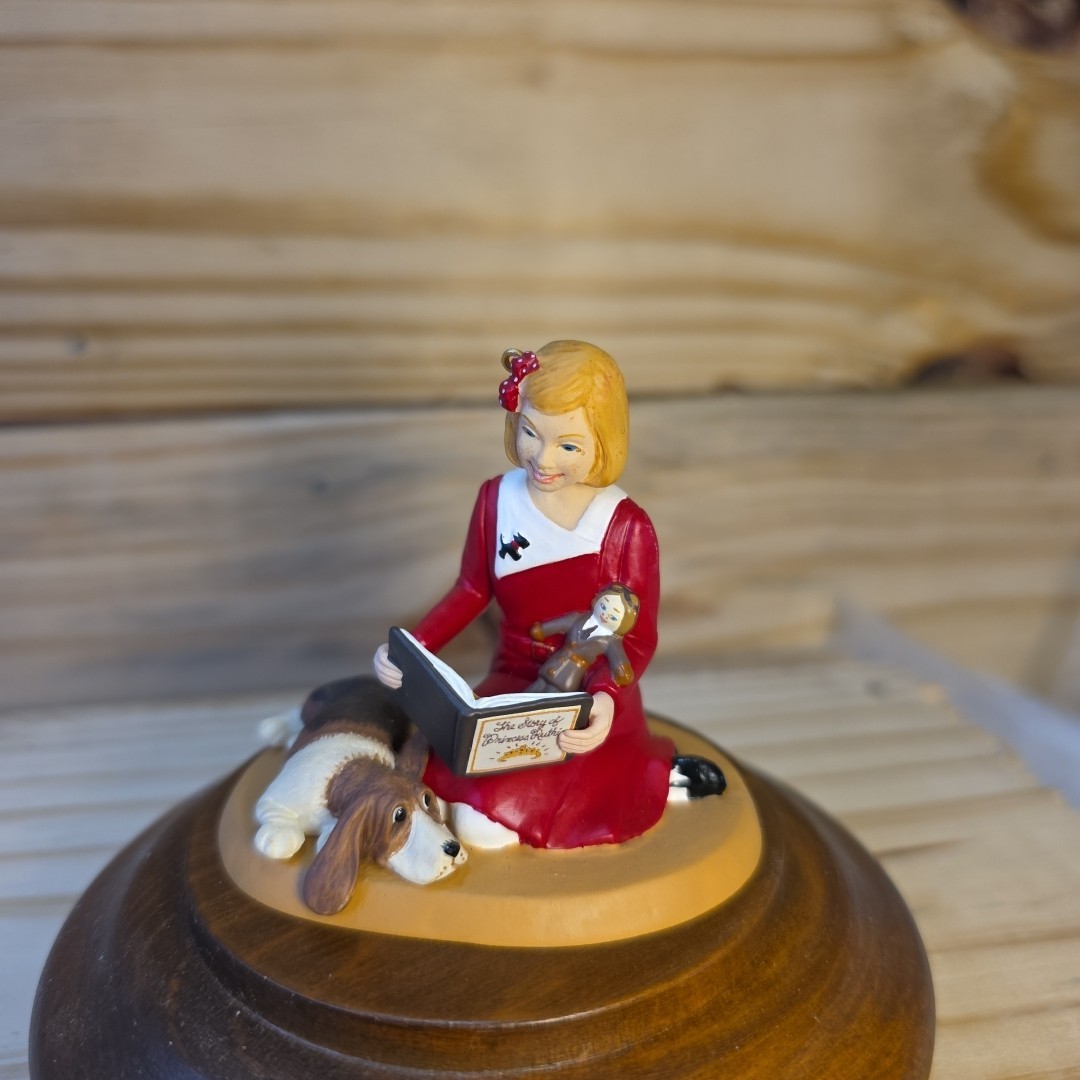 Hallmark American Girl Kit Girl Sitting With Hound Ornament