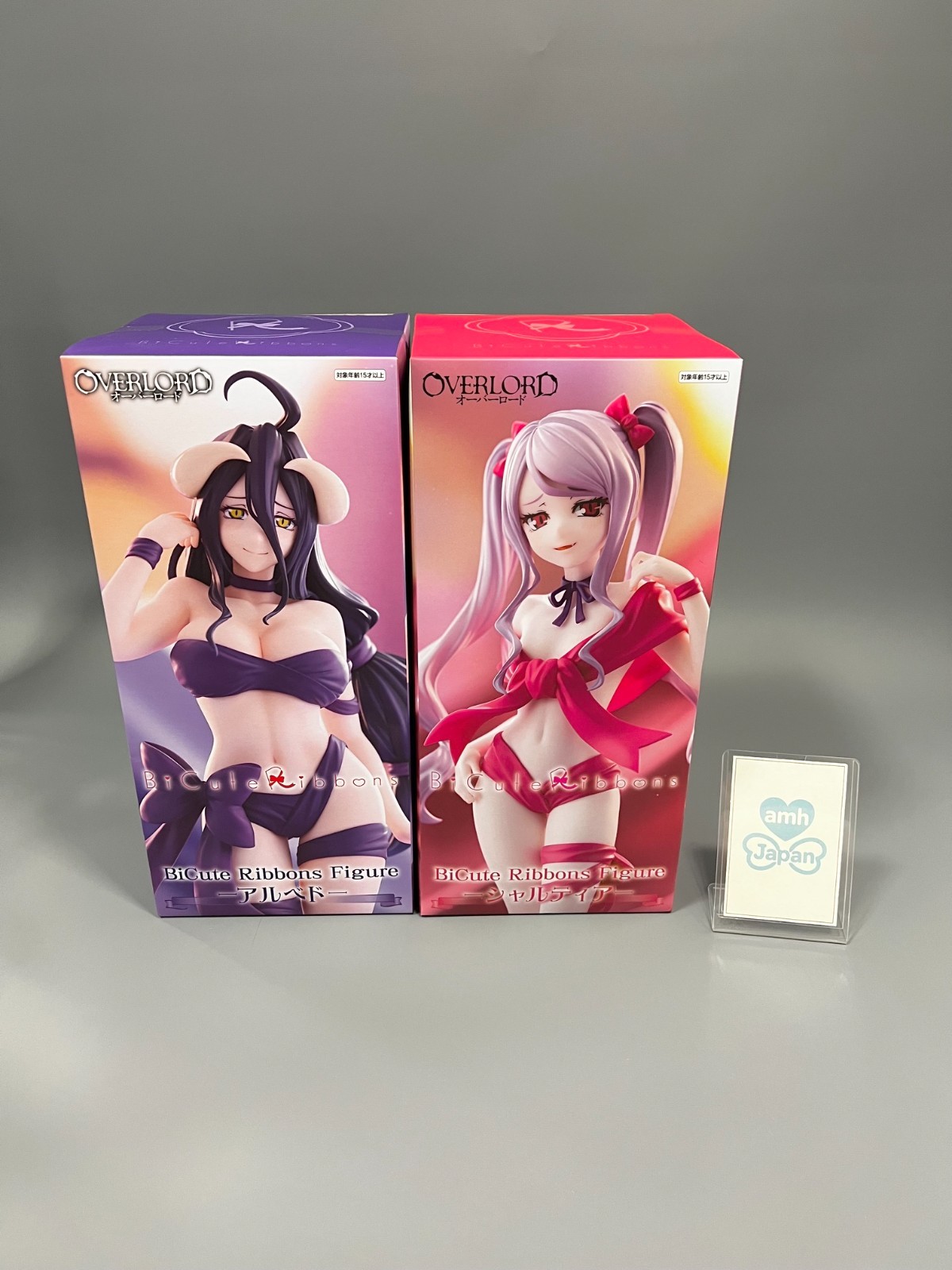 Shalltear Bloodfallen & Albedo BiCute Ribbons Figure Overlord FuRyu Japan SET