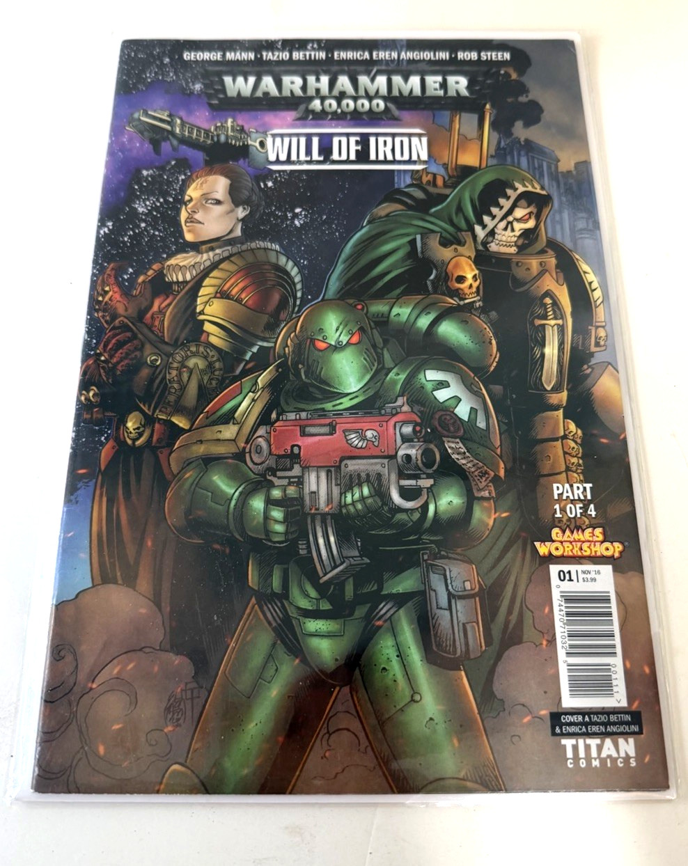 Titan Comics -Games Workshop Warhammer 40,000 Will of Iron #1 Comic NOV’16 VG