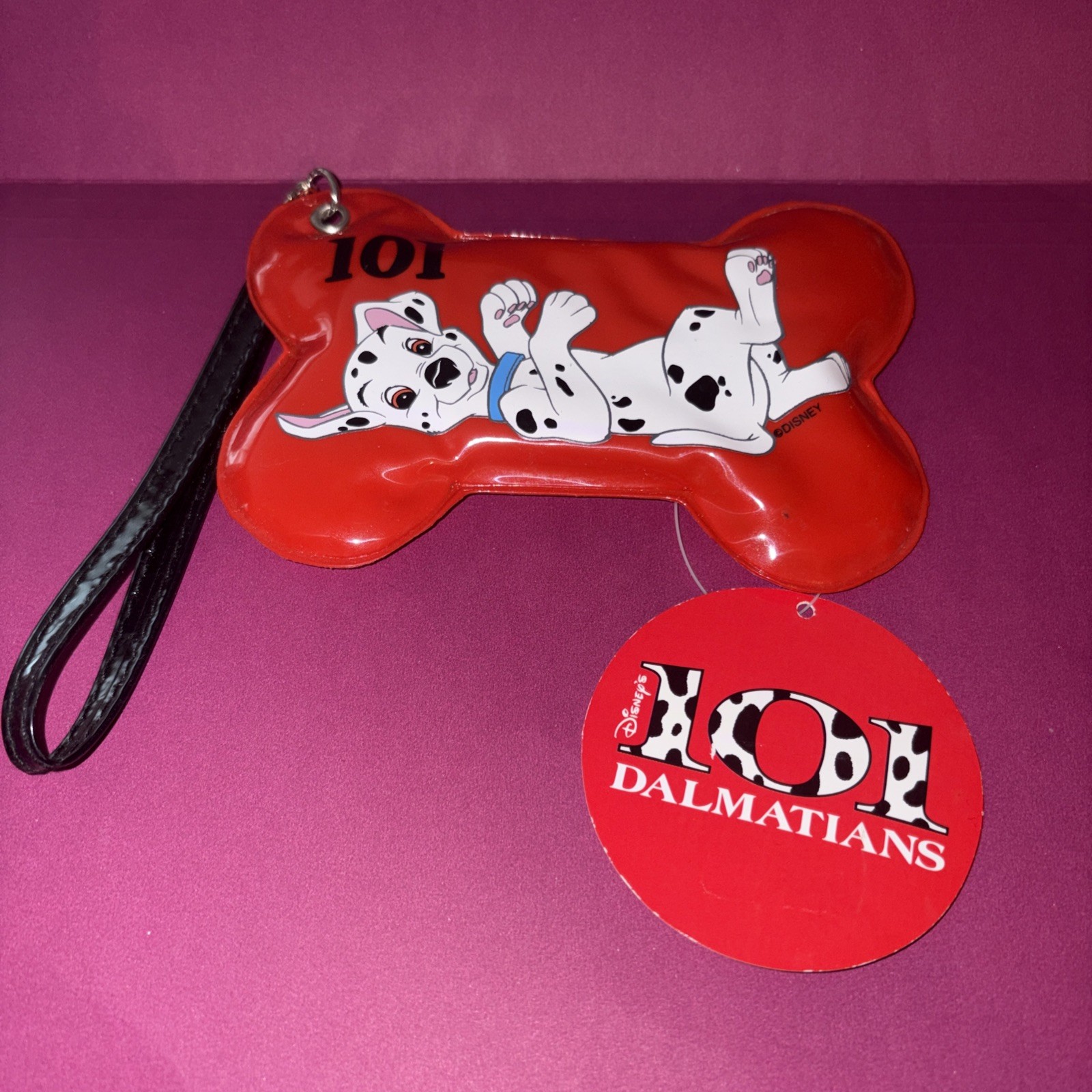 101 Dalmatians – Disney – Change Pouch Wristlet – Bone Shape – Dog