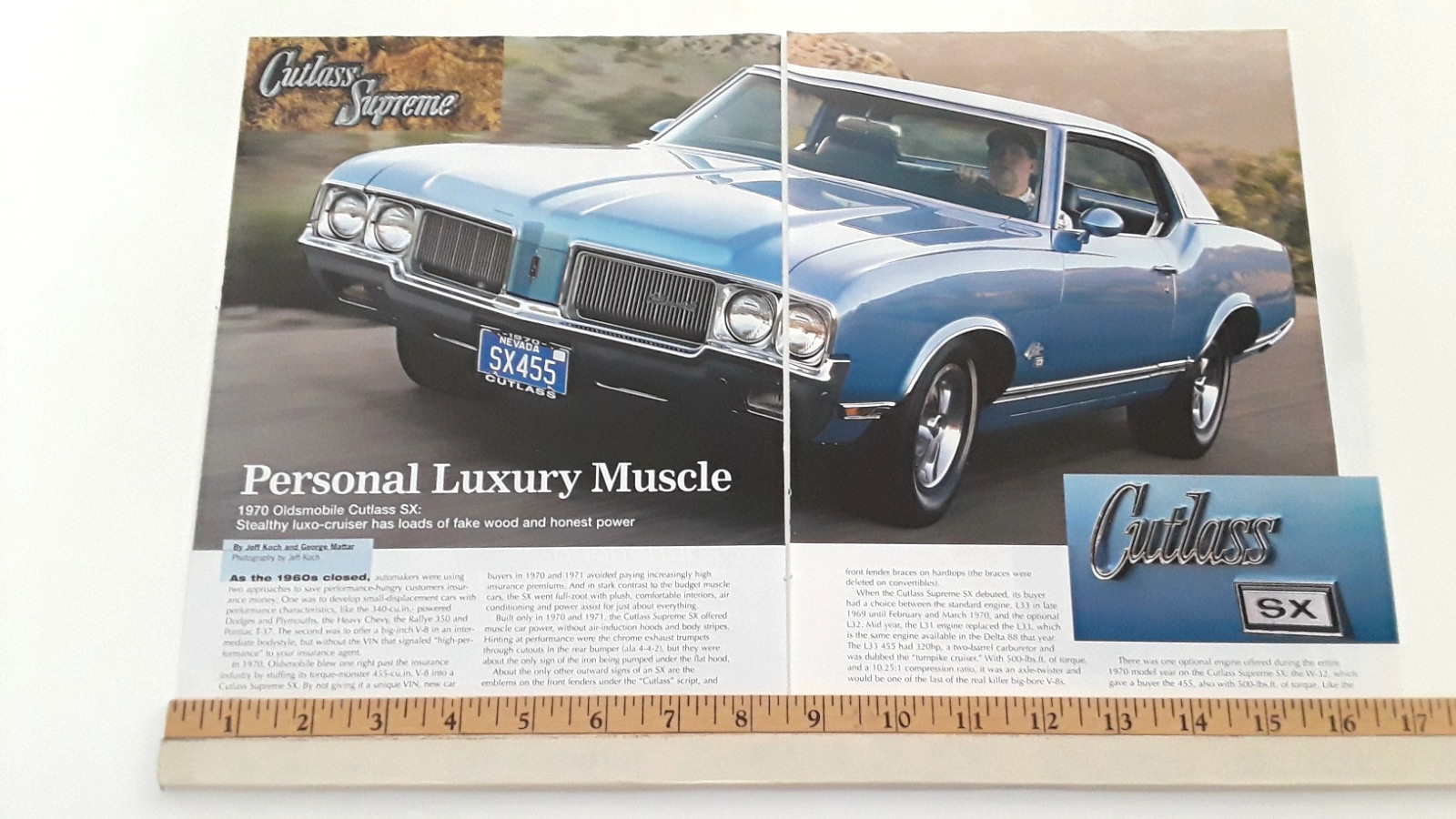 1970 OLDSMOBILE CUTLASS SUPREME SX ORIGINAL 2005 ARTICLE