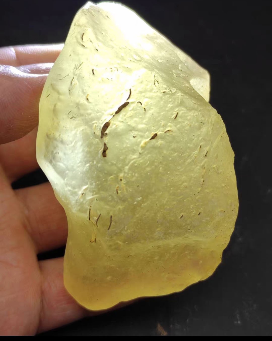 150g Libyan glass impact glass meteorite LDG natural ore meteorite