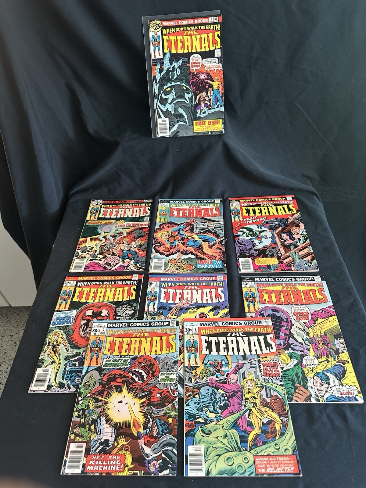 The Eternals 1976 The Complete Set 1-19 & Annual 1 Marvel By Jack Kirby