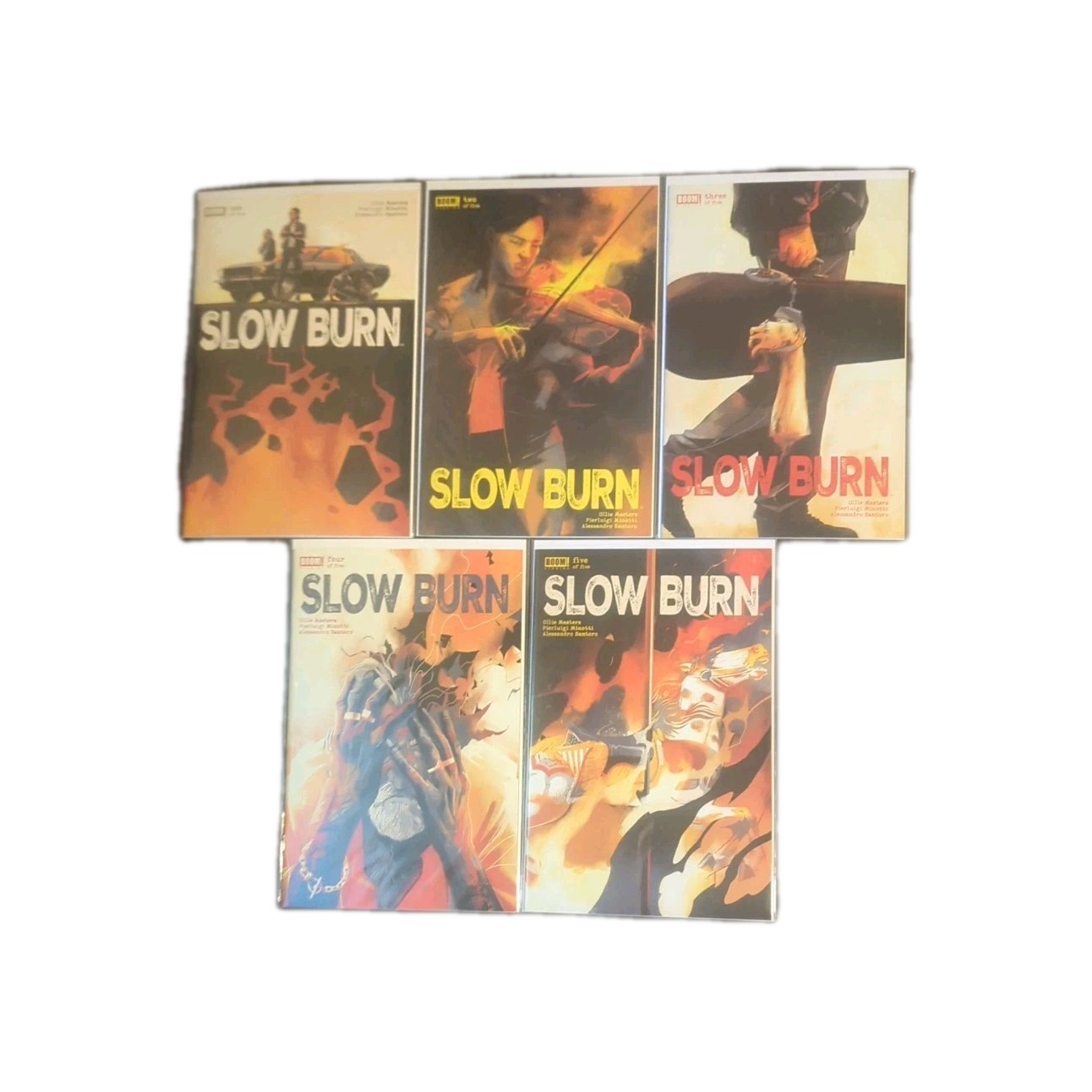 Slow Burn #1 2 3 4 5 Complete Set (BOOM! Studios)