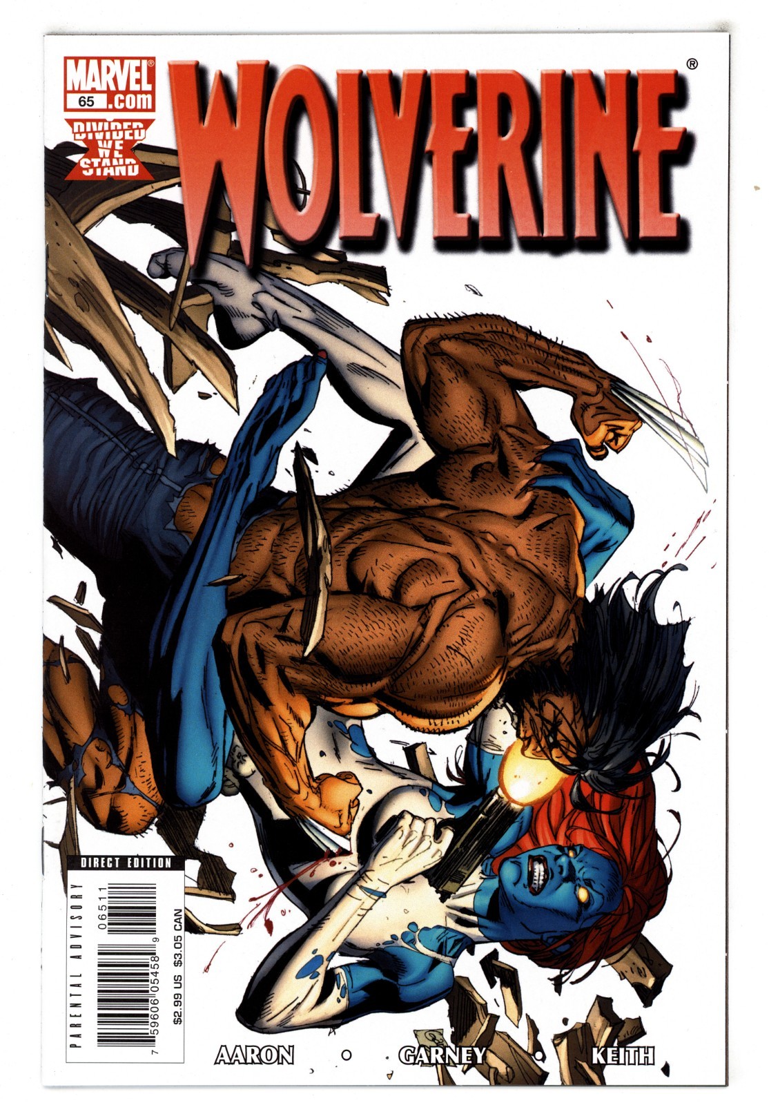 Wolverine (Vol. 3) #65 NM 9.4 2008 Ron Garney Cover