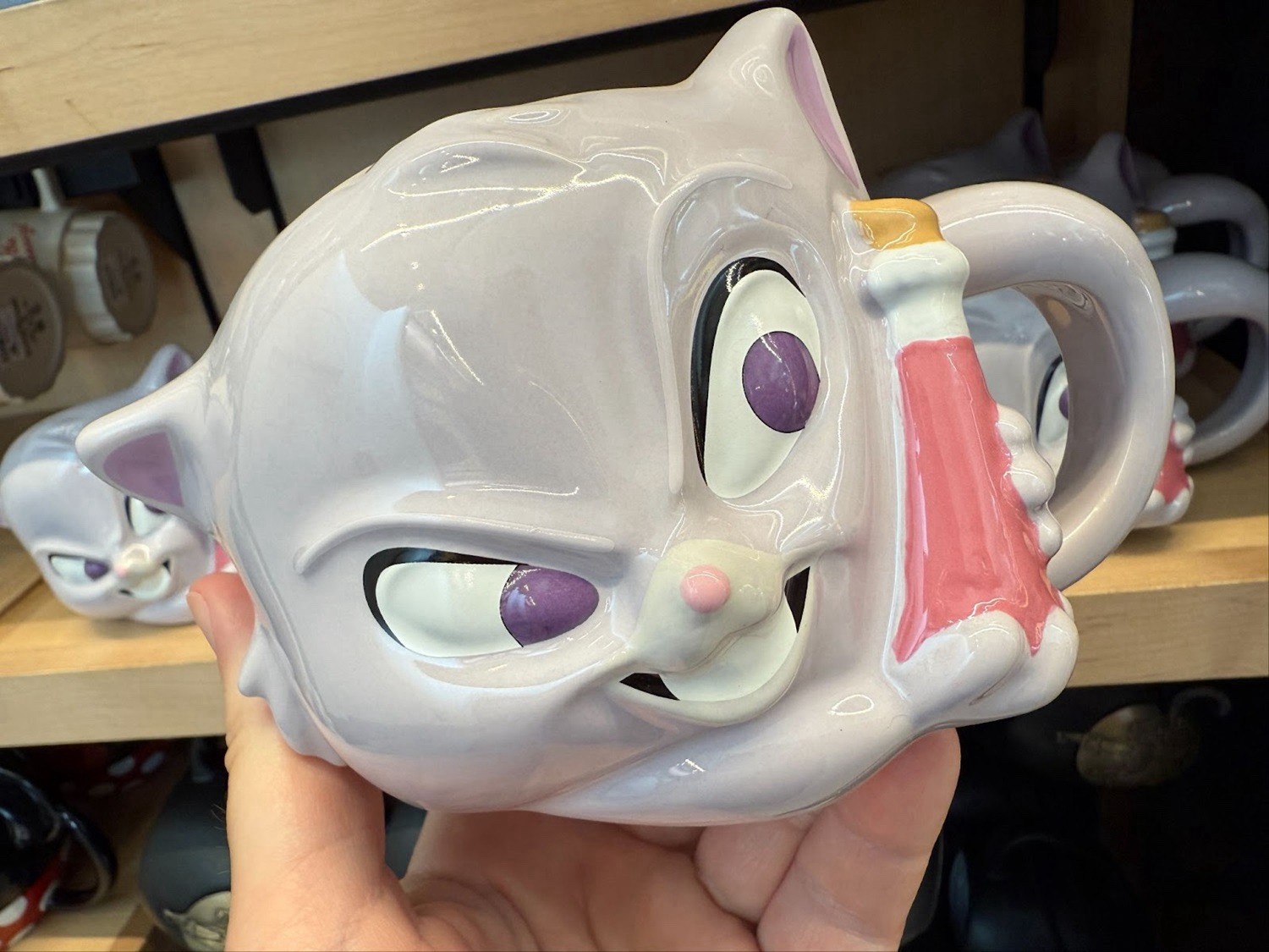 Disney Parks The Emperor’s New Groove Yzma As Cat Ceramic Coffee Mug New