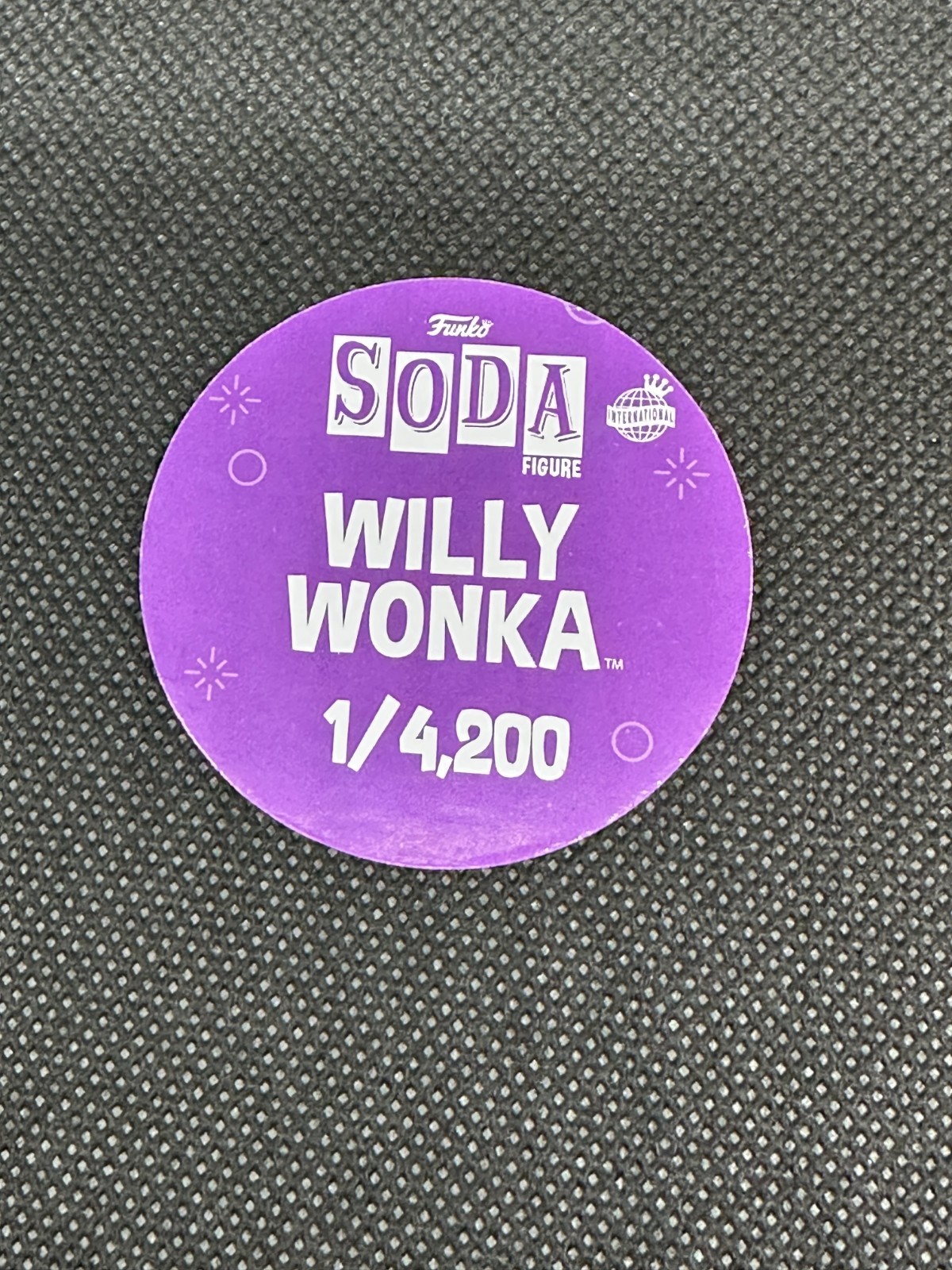 Funko Soda Willy Wonka & The Chocolate Factory Collectible Figure COMMON /5000