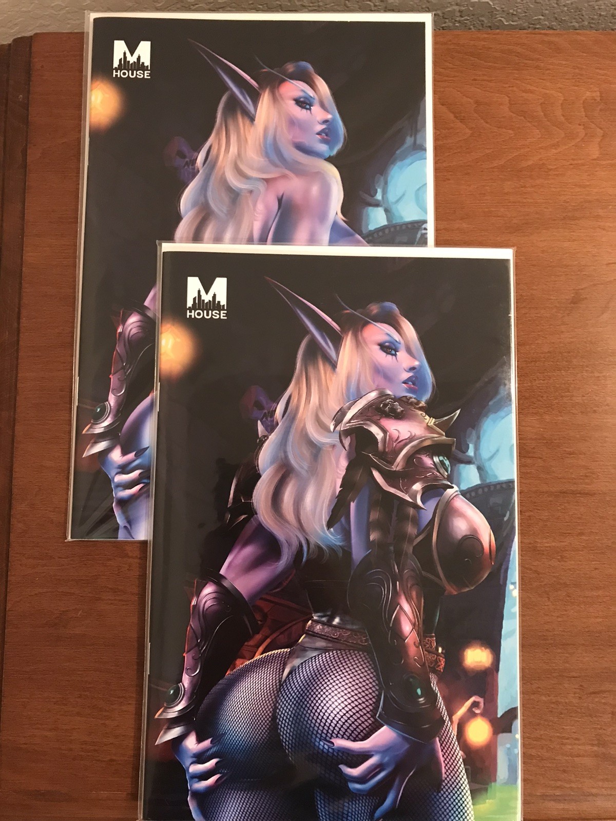 M House World of Warcraft Night Elf TRADE 2 Book Set NM-/NM Rocha Melinda’s