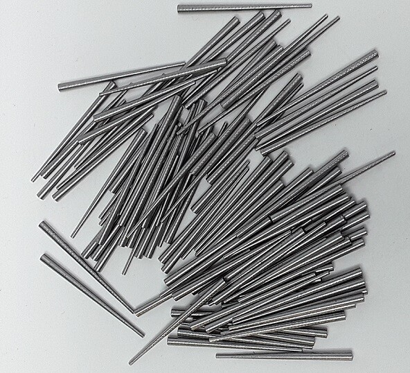 100 Steel tapered pins 0.030 x 0.065 x 1 inches(0.76×1.65×25.4mm) Clock Parts