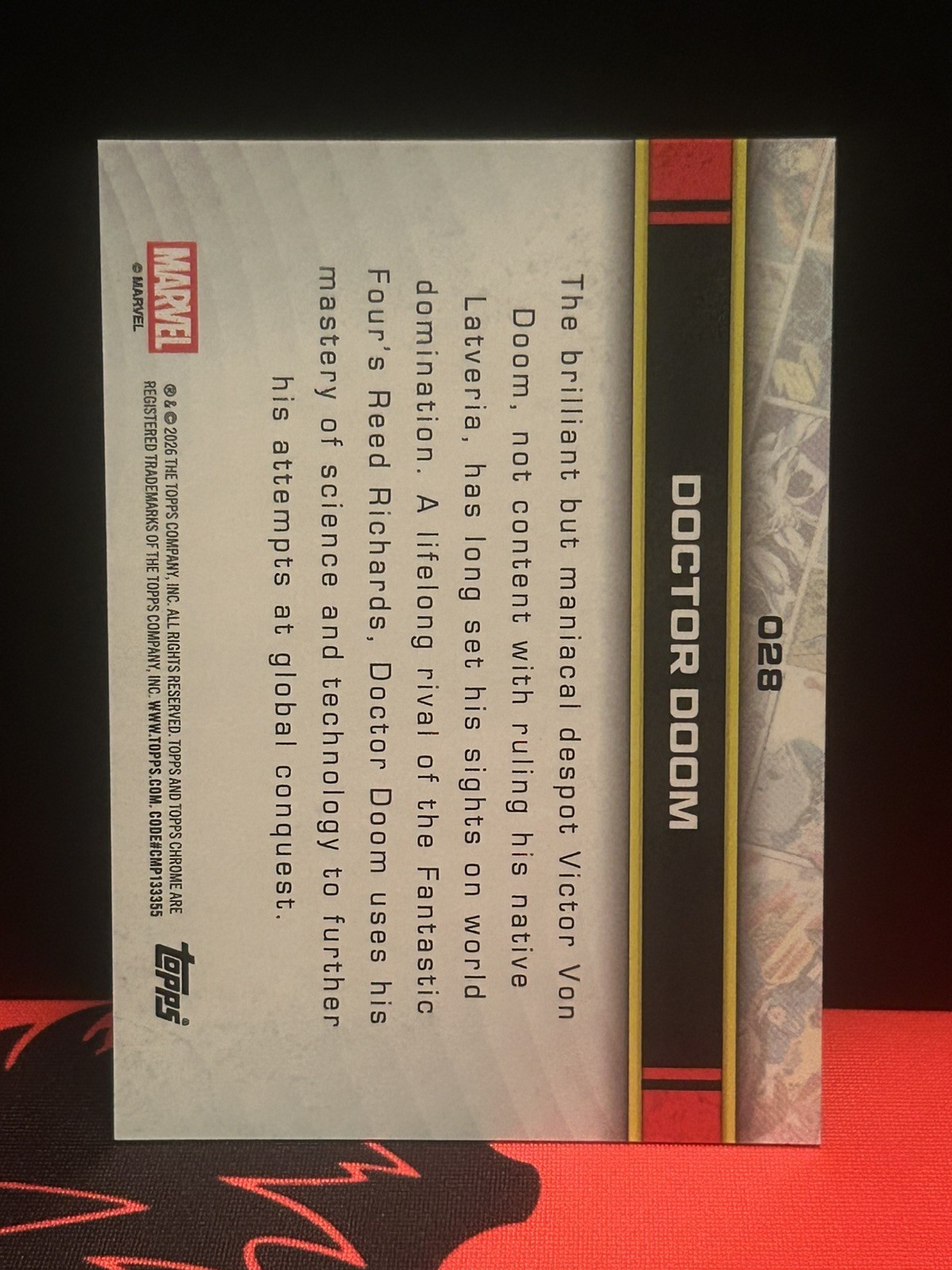 2026 Topps Marvel Chrome Dr. Doom /150 Blue Refractor w/ Parallels 🔥🔥