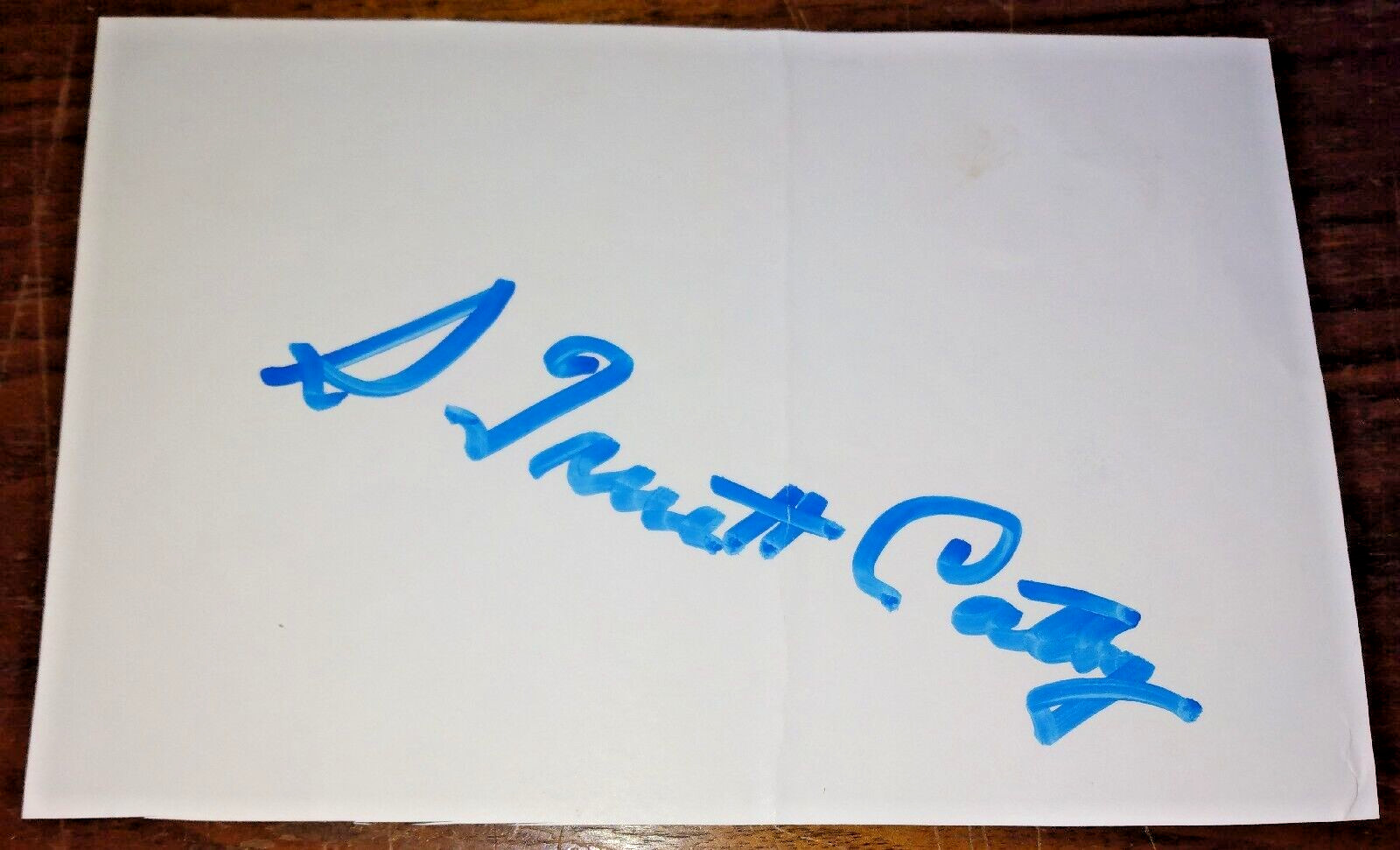Chic-Fil-A ~ S. Truett Cathy Autograph – Large Signature on Card