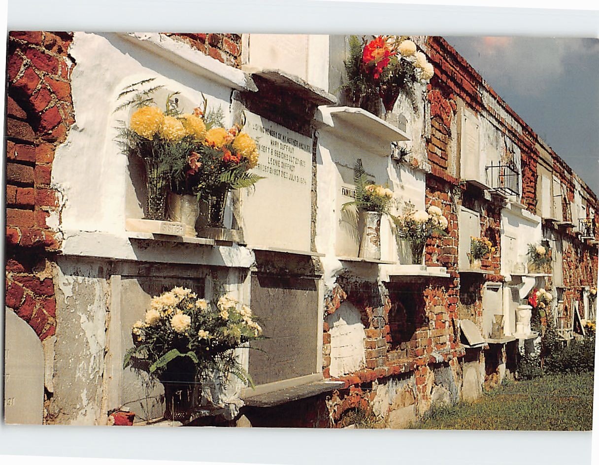 Postcard St. Louis Cemetery Louisiana USA