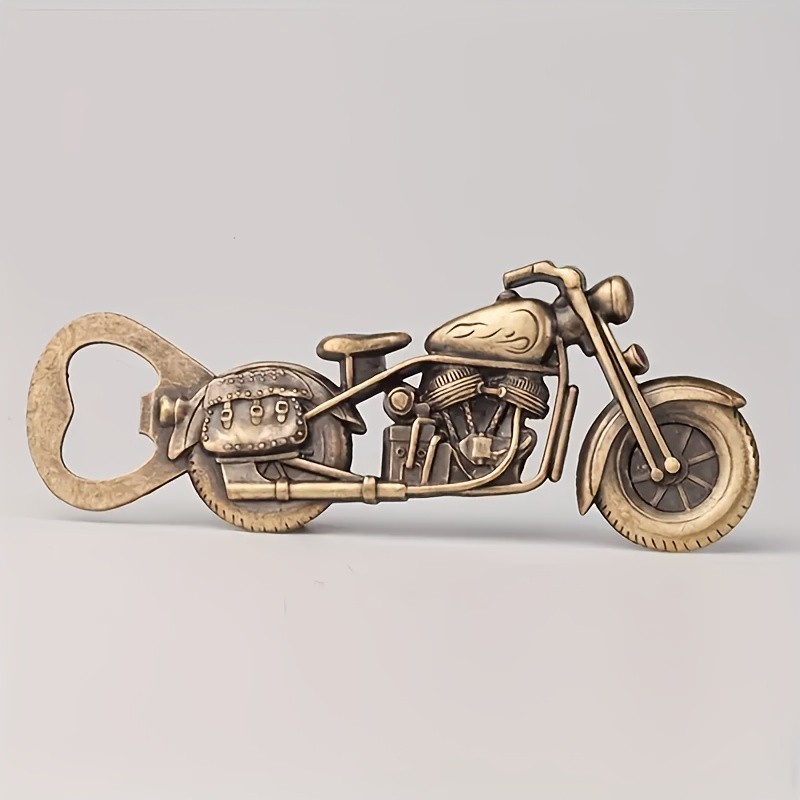 Vintage Motorcycle Beer Bottle Opener -Unique Gift for Bikers & Beer Enthusiasts