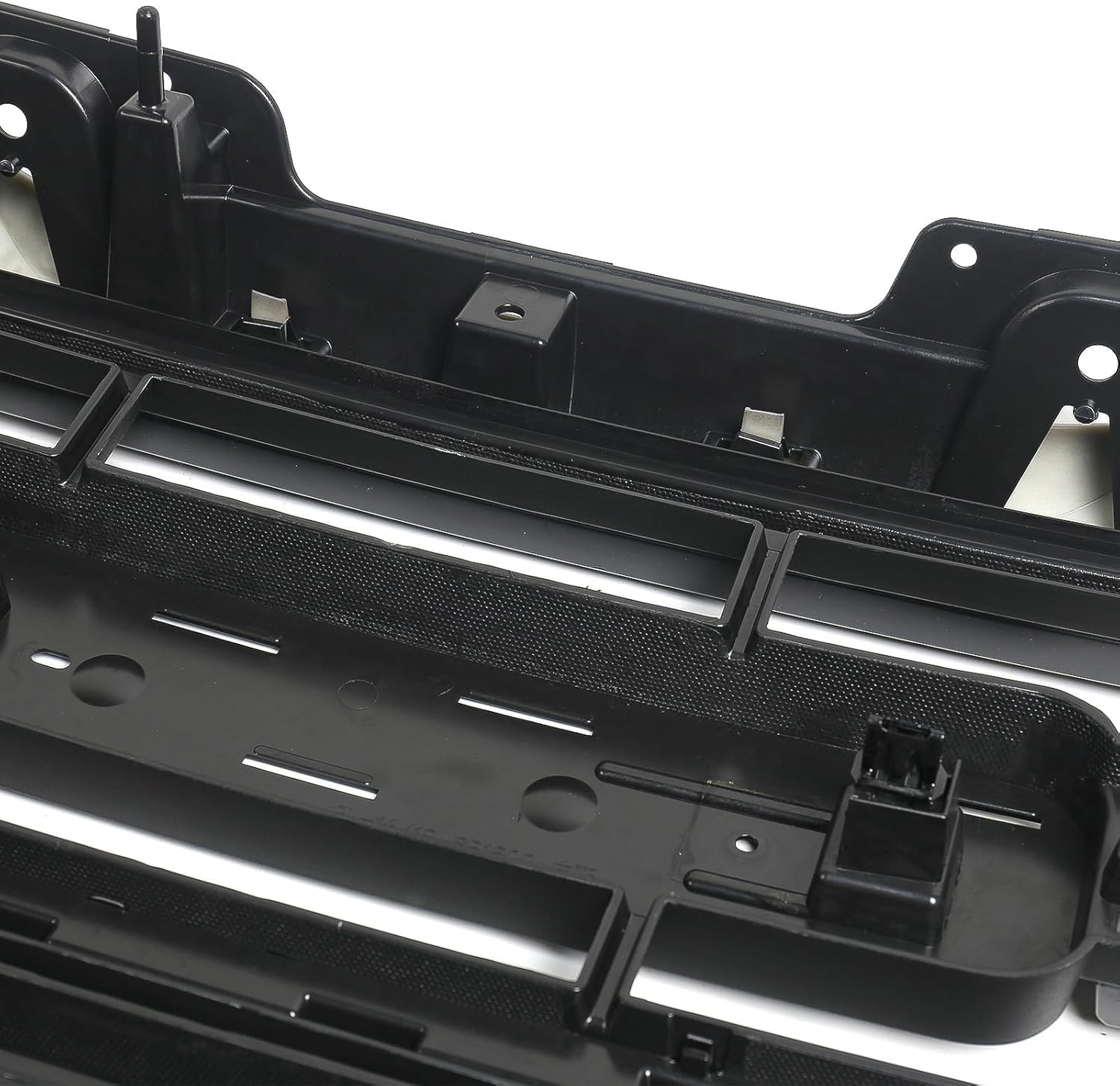 Front Bumper Grill for GMC Sierra 1500 2016-2018 Glossy Blcak Grille