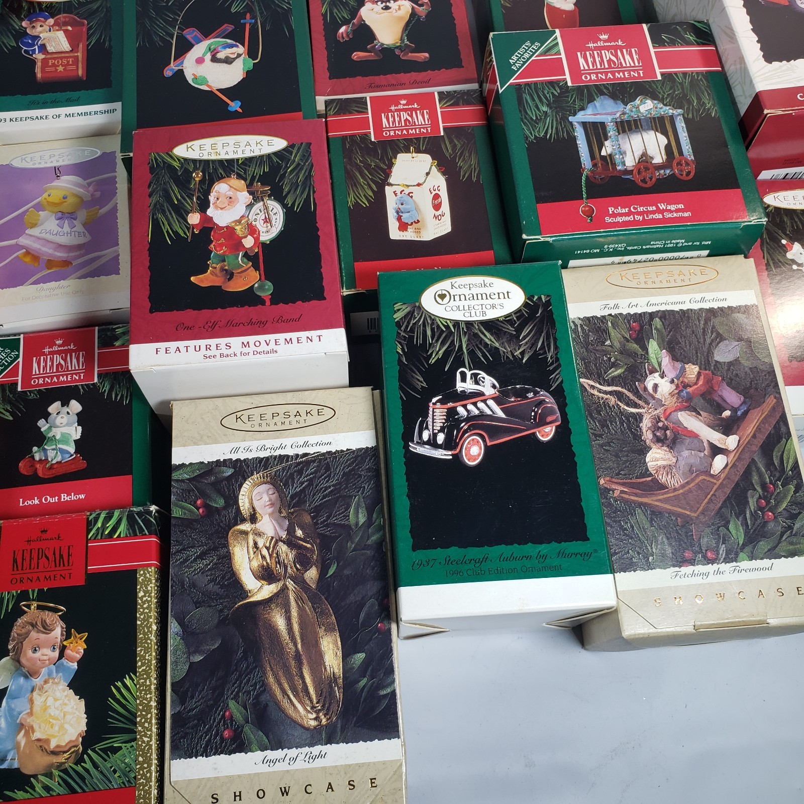 Lot of 50+ Vintage Hallmark Keepsake & Other Brand Miniatures. Ornaments Misc.