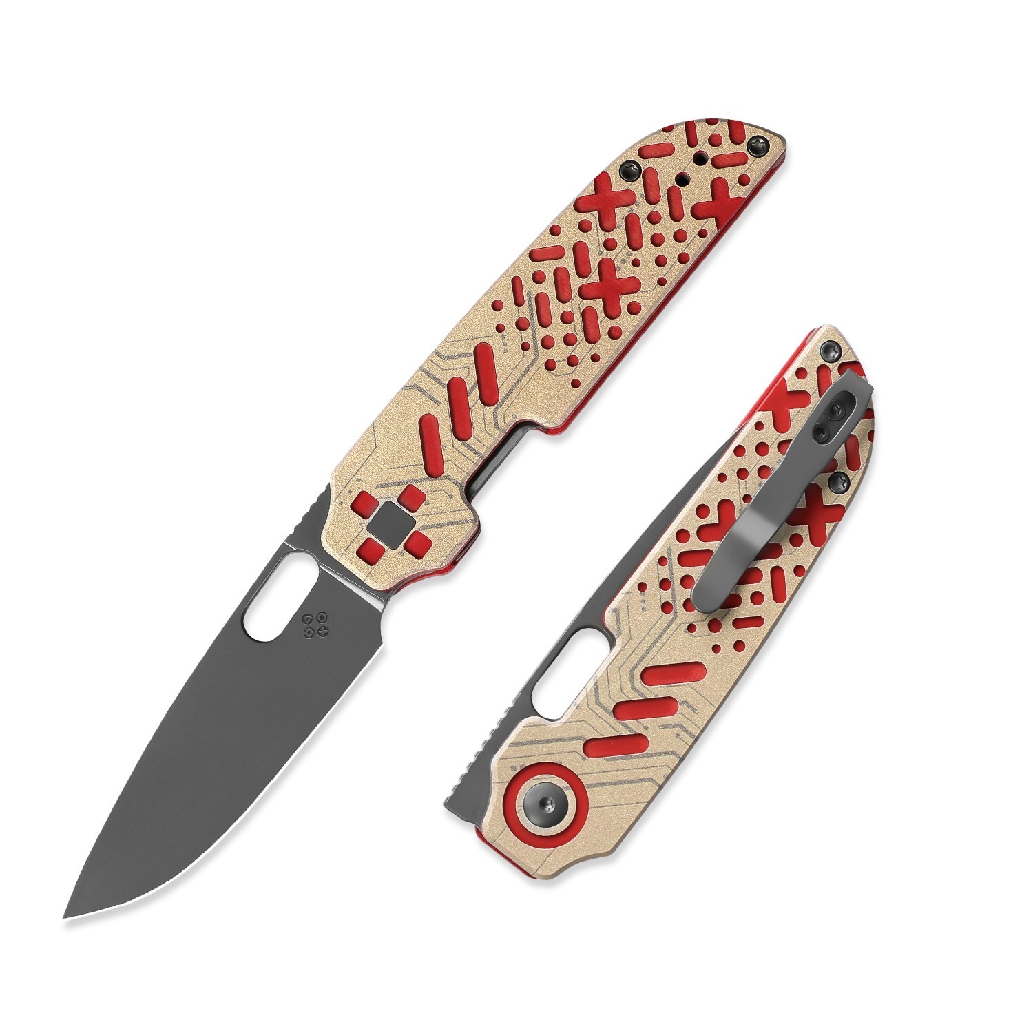 Kizer Varatas EDC Drop Point Folding Knife Nitro-V Blade G10 Handle V3637A3