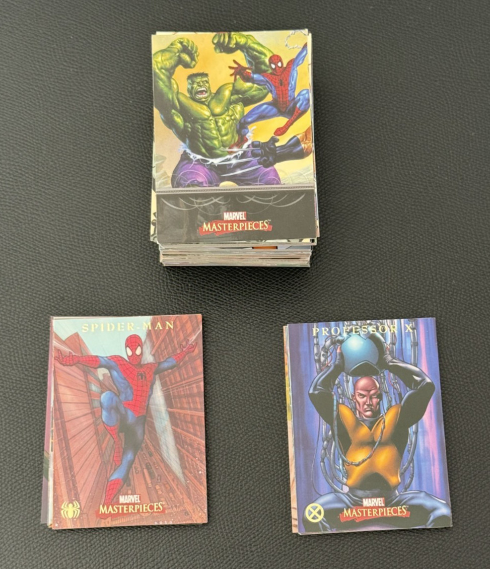 2007 Upper Deck Marvel Masterpieces Complete Base Set #1-90 + 3 Insert Sets (23)