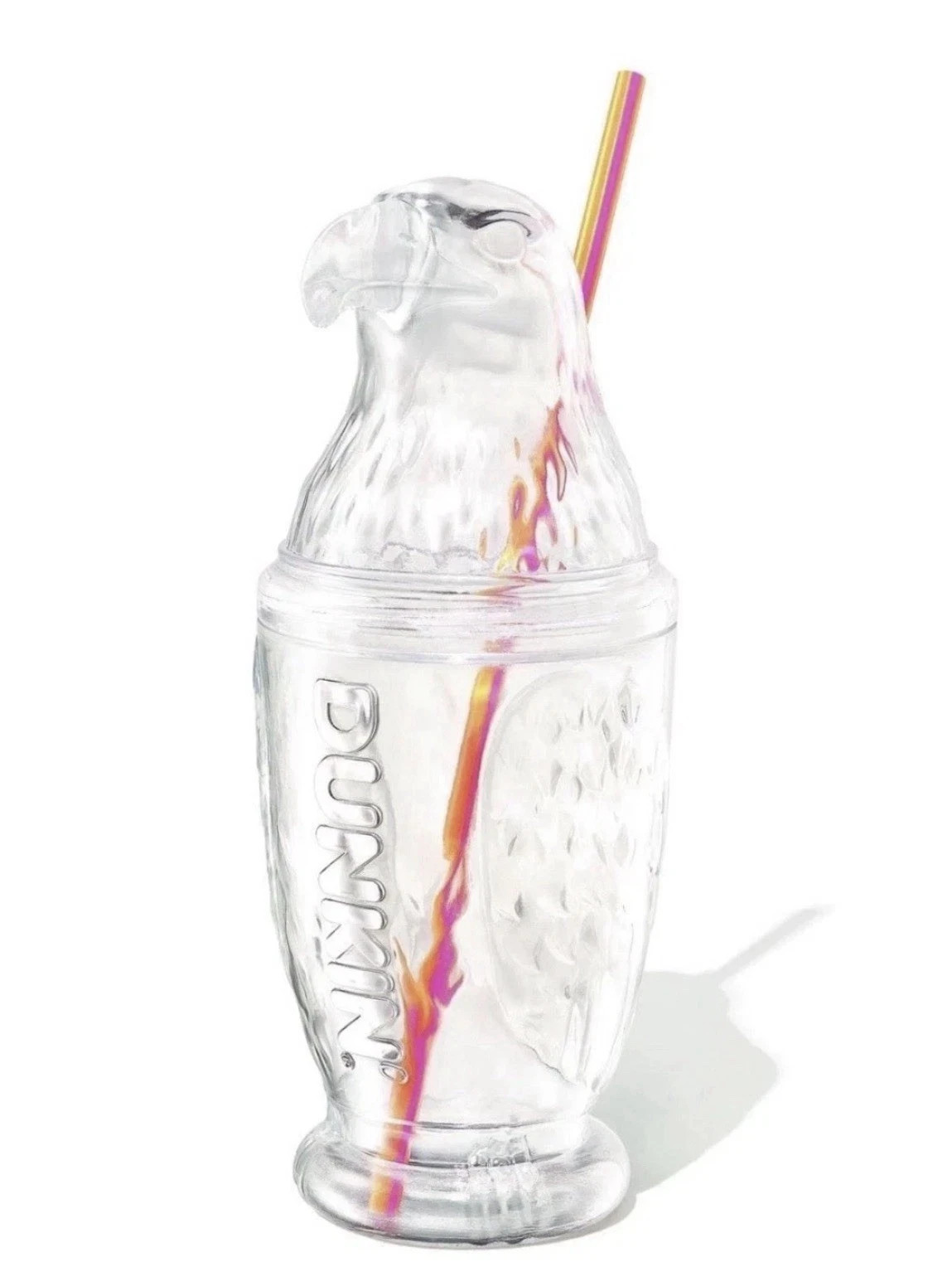 2026 Limited Edition Dunkin Eagle Cup With Lid & Straw & Refresher Coupon