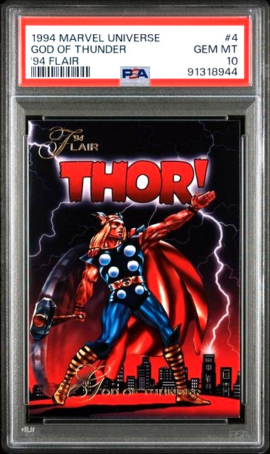 Marvel PSA 10 Thor – 1994 Marvel Universe ’94 Thor God of Thunder PSA 10