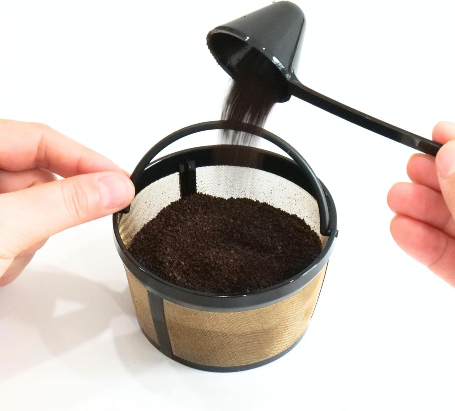 Reusable Coffee Filters, 4 Count, for Coffee Maker and Filter Basket Replacement