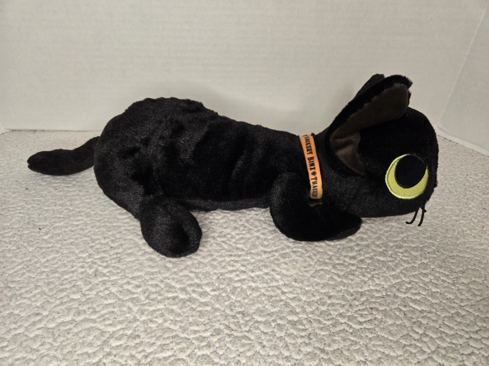 Hocus Pocus Disney Parks Halloween Classic Binx Black Cat Thackery Plush 17″ EUC
