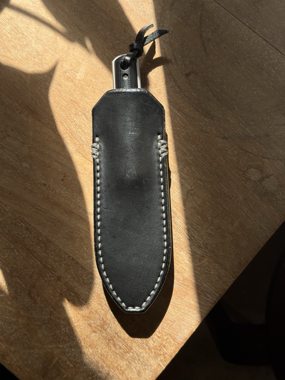 Justin Lundquist Feist Fixie Custom Handmade Fixed Blade Magnacut Reverse Tanto
