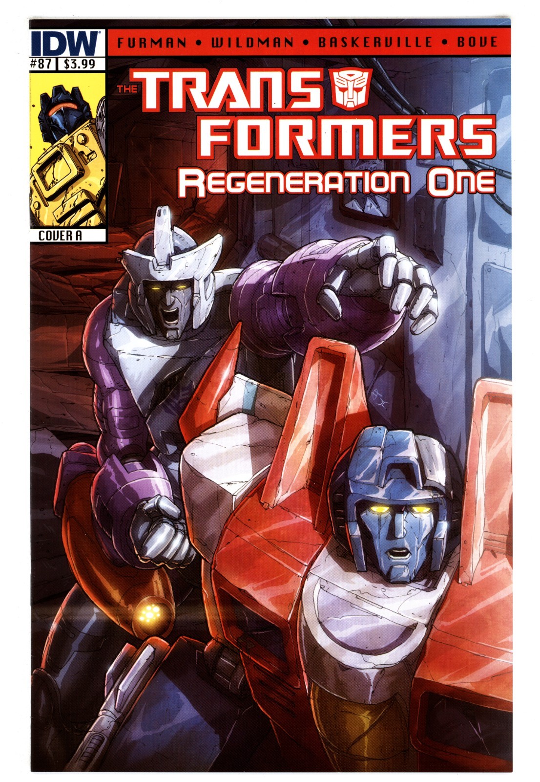 Transformers: Regeneration One #87/A NM 9.4 2013 Andrew Wildman Cover