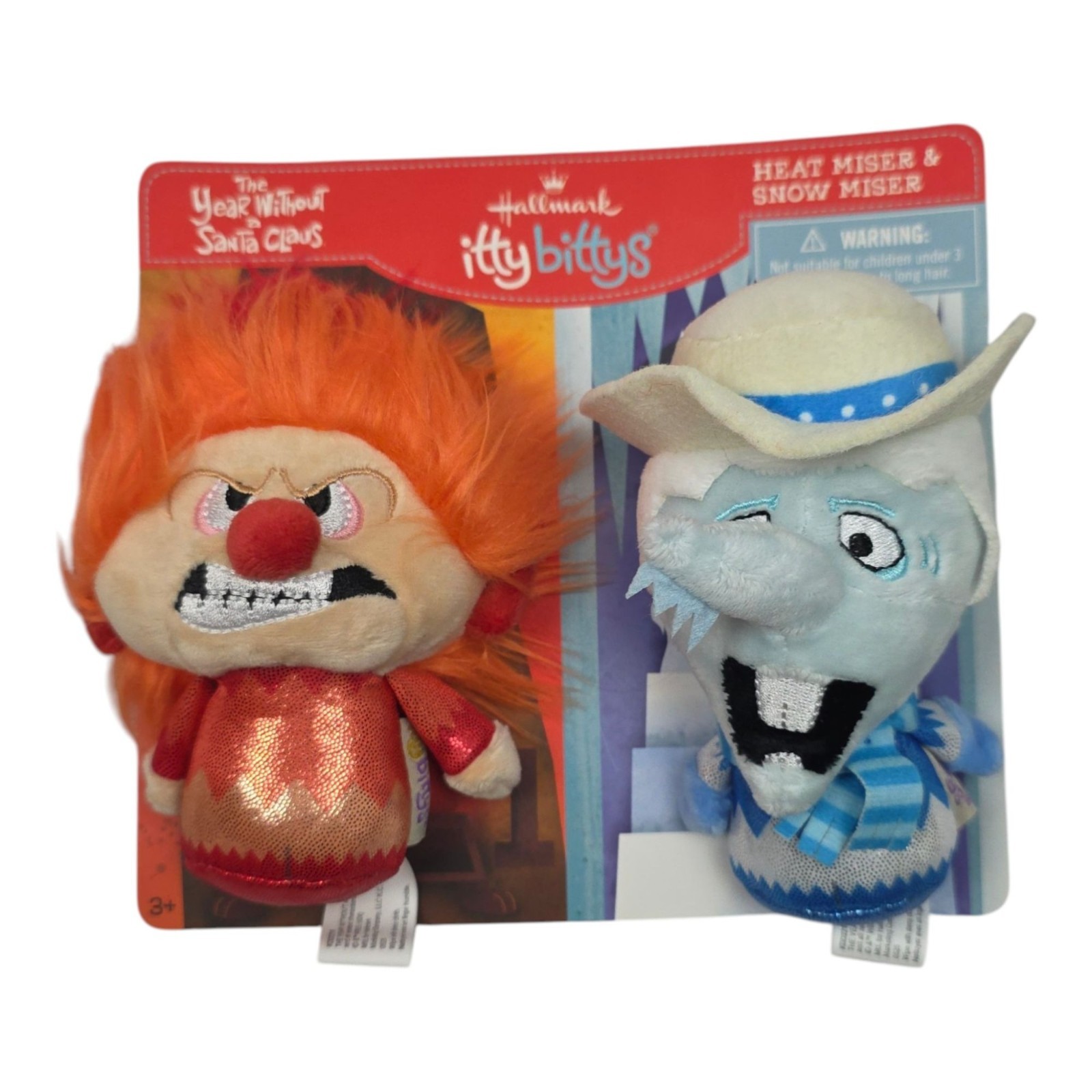 Hallmark Itty Bittys Heat & Snow Miser The Year w/o Santa Claus 2025 KDD2216 NWT