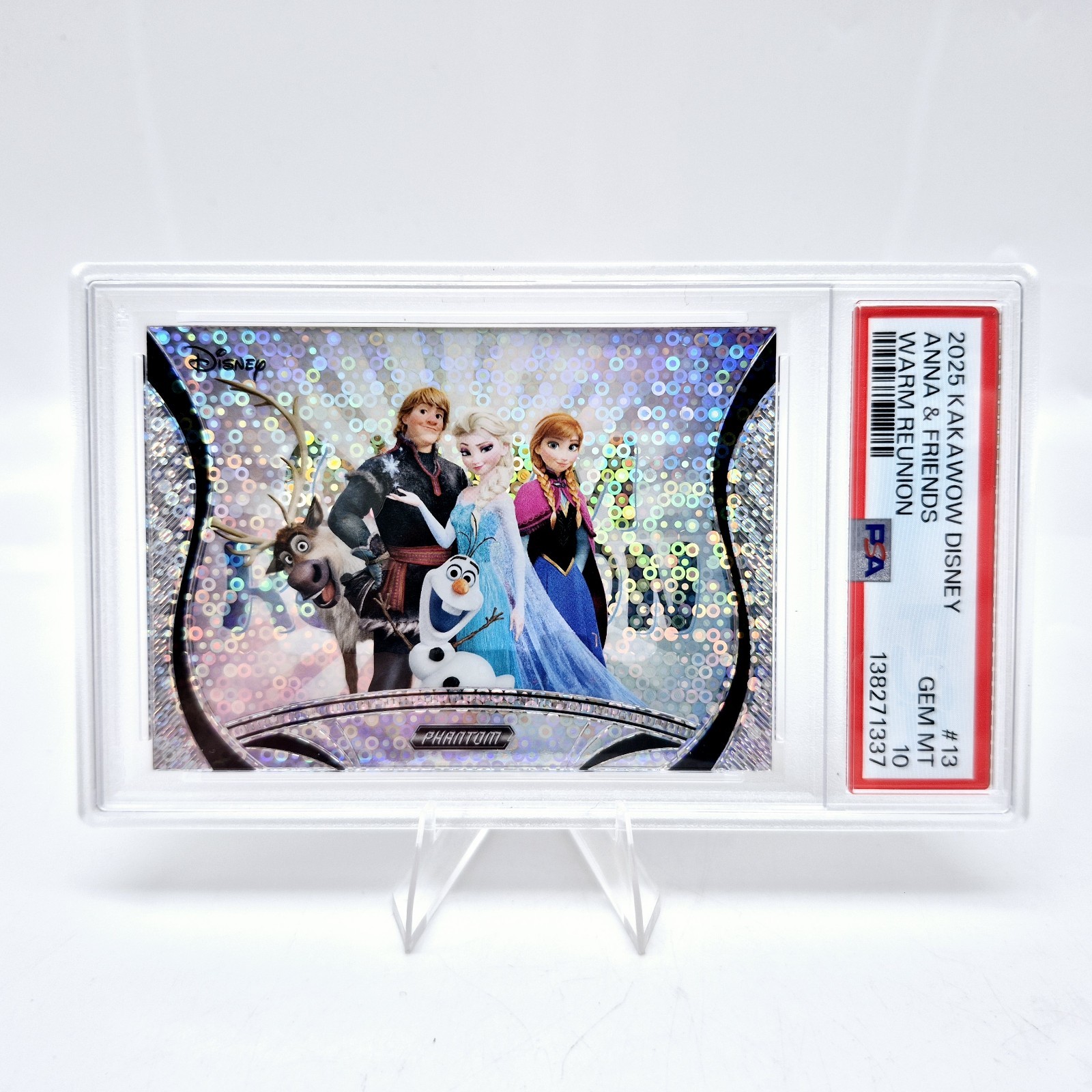 2025 Disney Warm Reunion Frozen #13 PSA 10 Kakawow Elsa Anna Olaf Sven
