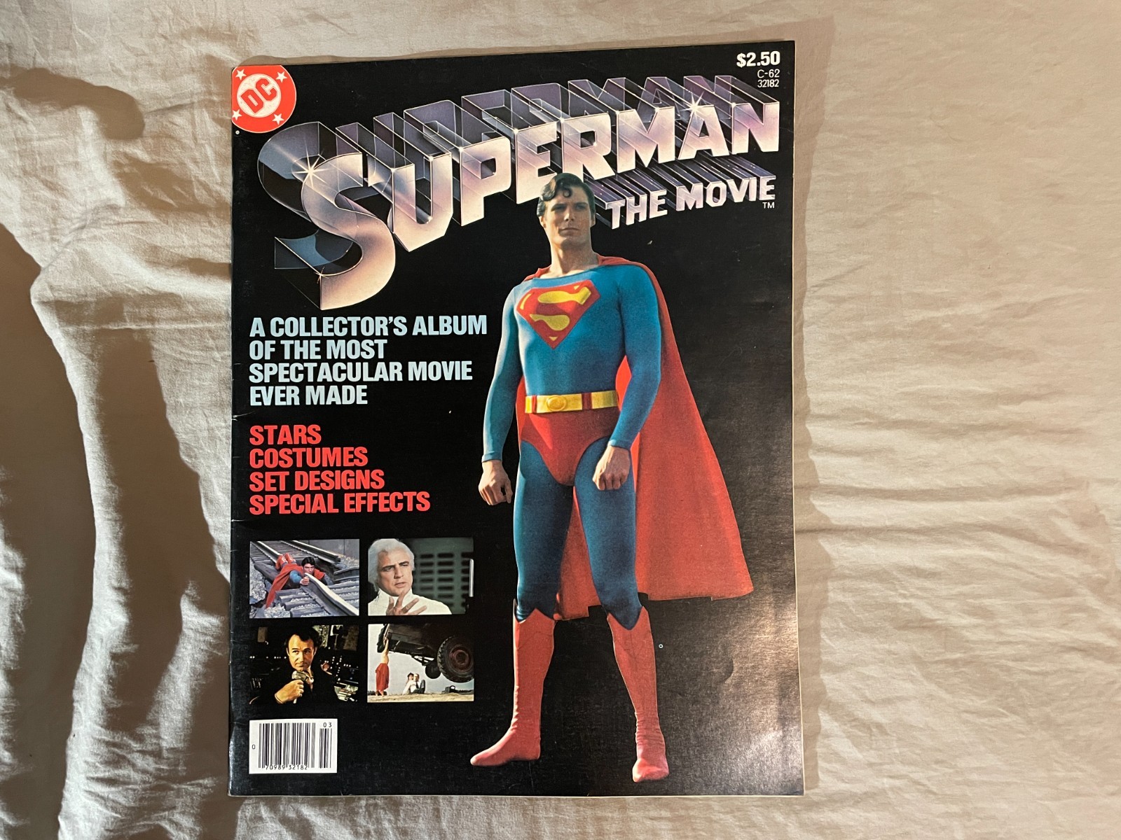 Superman The Movie Collector’s Album 1978 DC Comics Christopher Reeve C-62